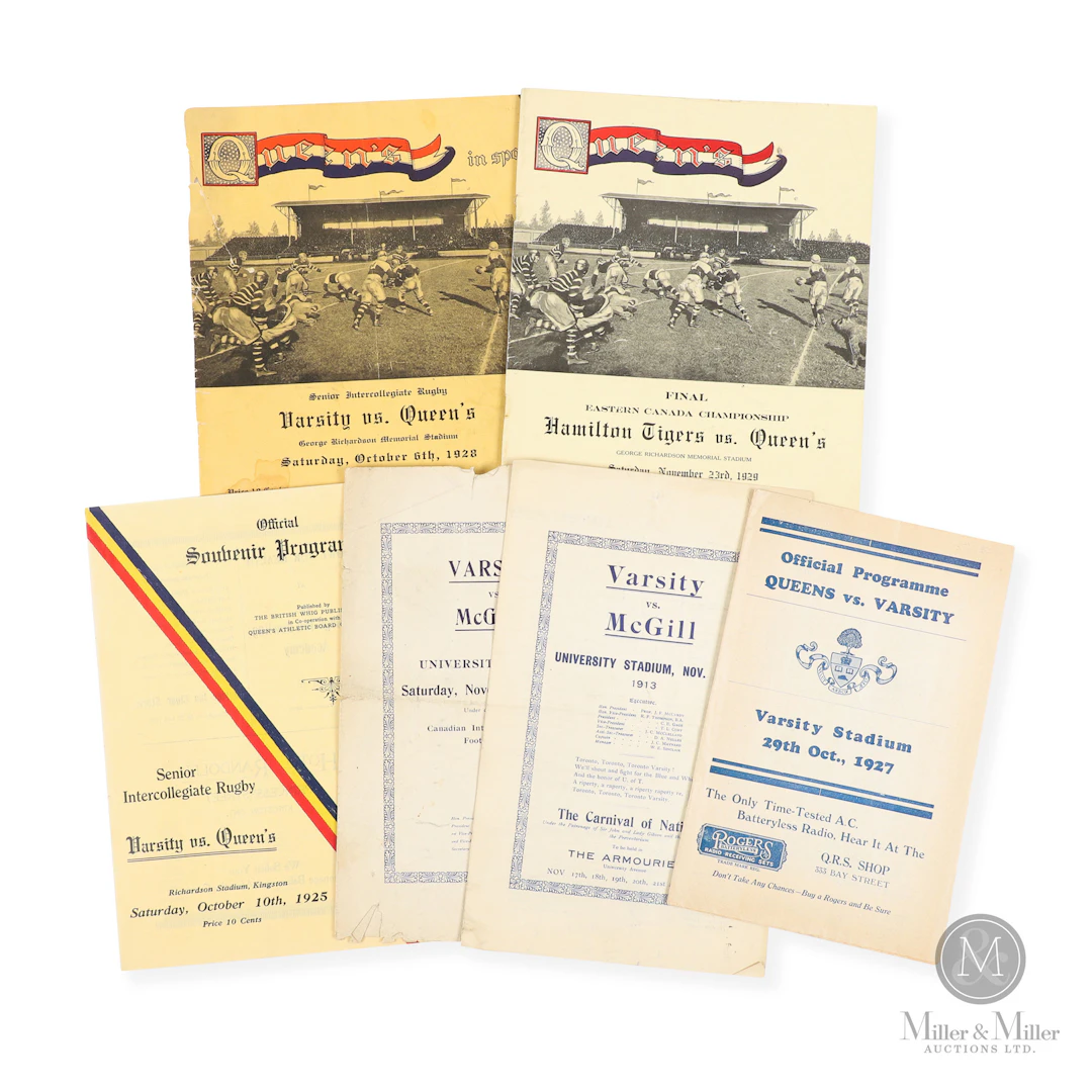 1913-1928 Collegiate Programs w/ Eastern Championship