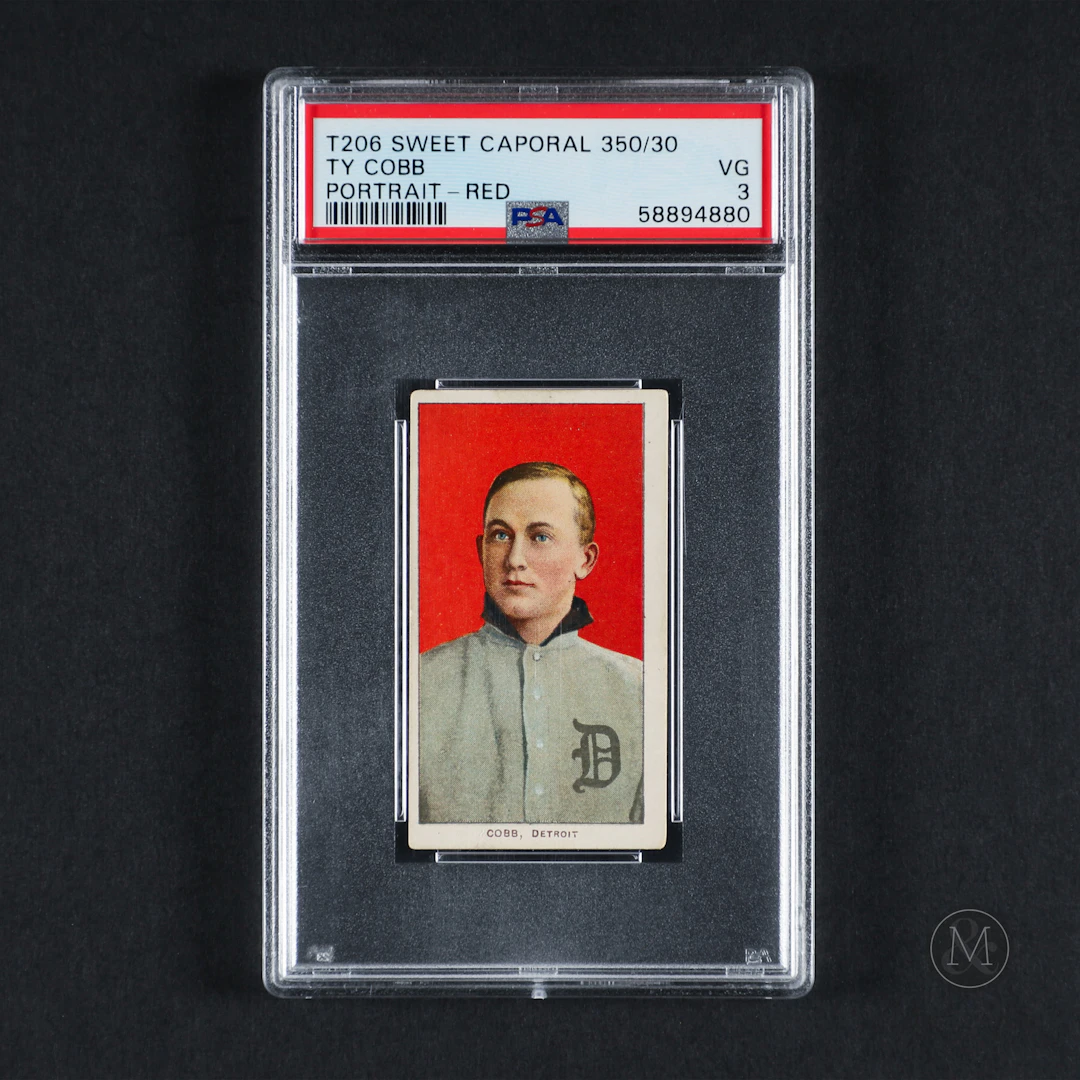 1909-11 T206 Sweet Caporal Ty Cobb (PSA 3 VG)