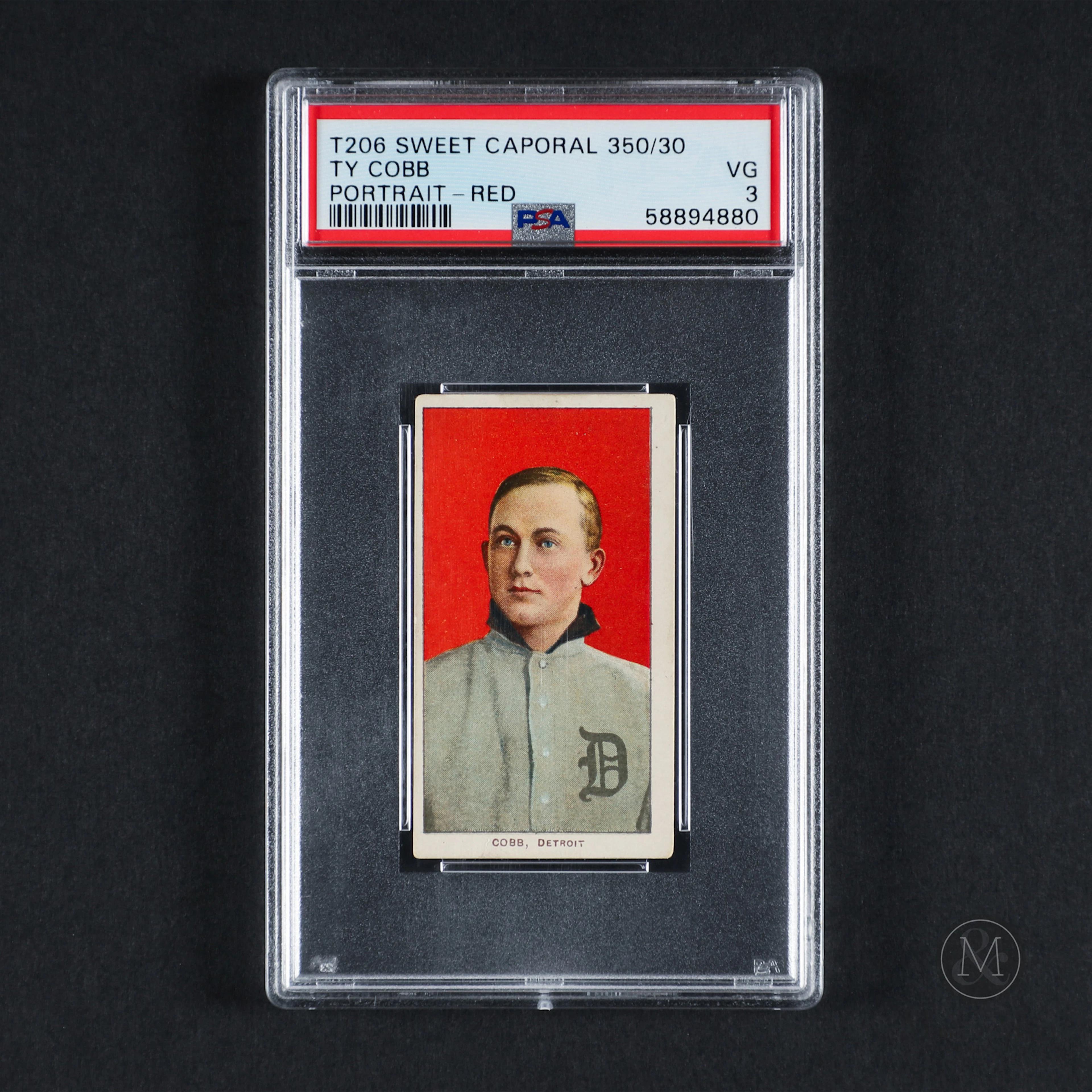 1909-11 T206 Sweet Caporal Ty Cobb (PSA 3 VG)