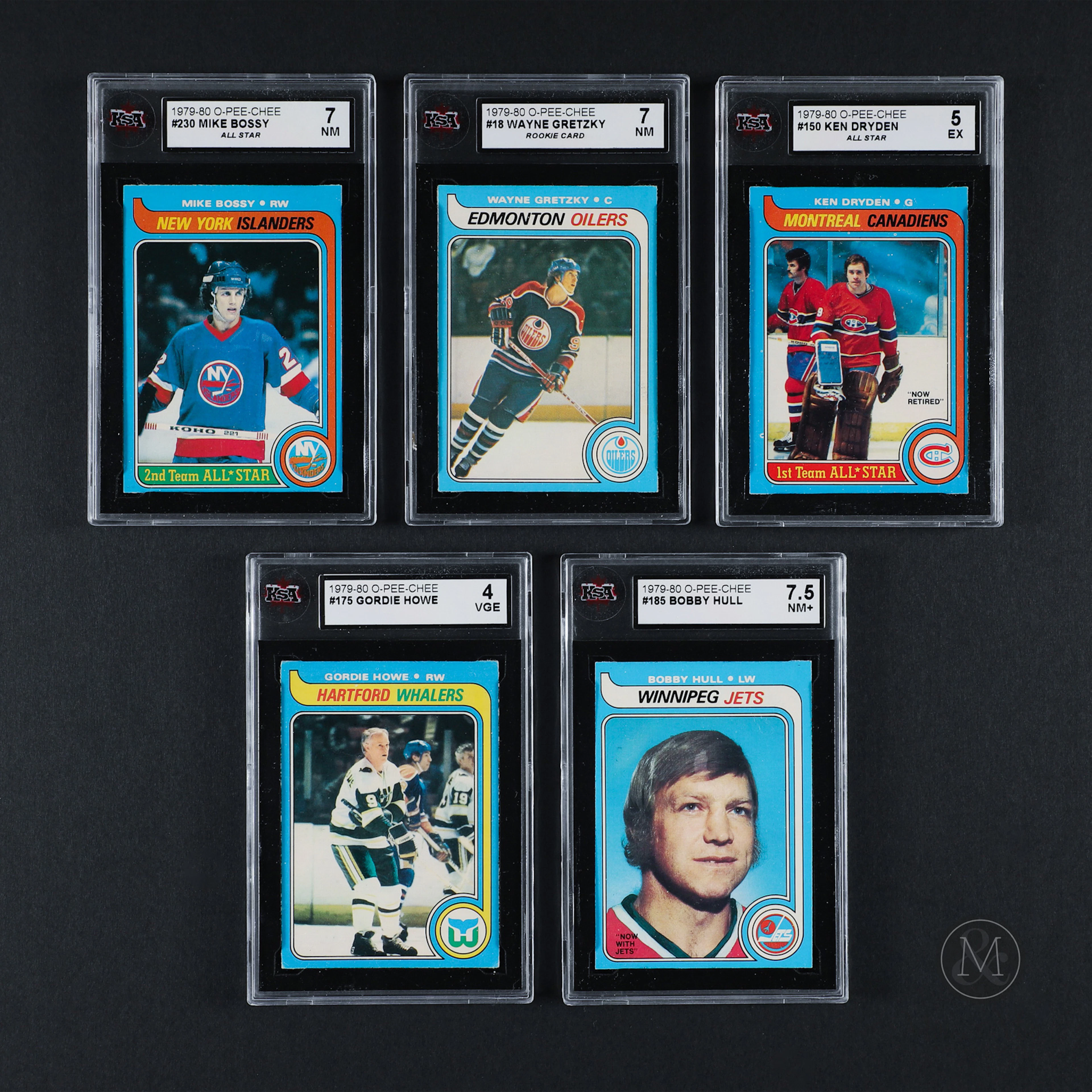 1979-80 O-Pee-Chee #18 Wayne Gretzky (KSA 7 NM) w/ Complete set