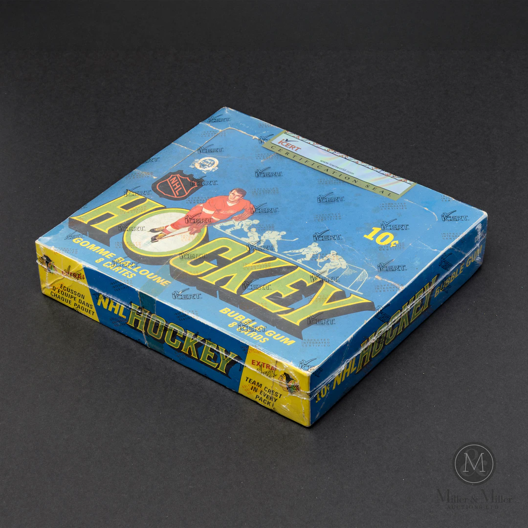 1971-72 O-Pee-Chee Series 1 Display Box (Icert 3 VG)