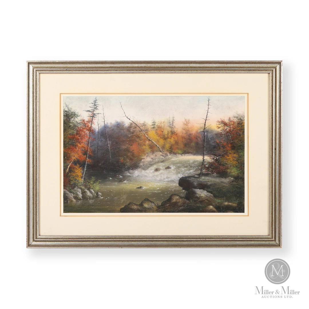 “Headwaters of the Bonnechere River, C.W.” — A.W. Holdstock