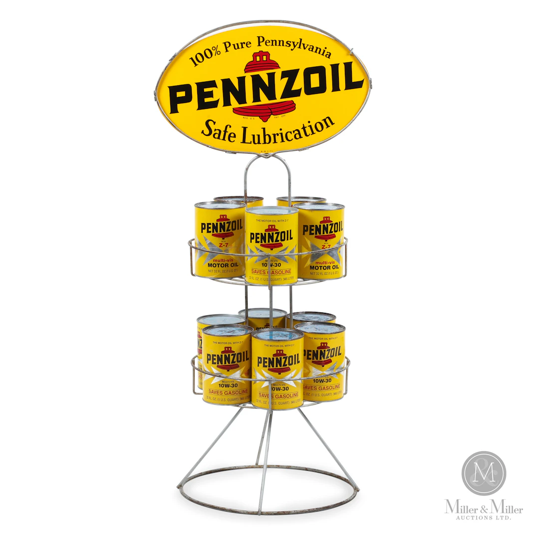 Pennzoil Motor Oil Rack