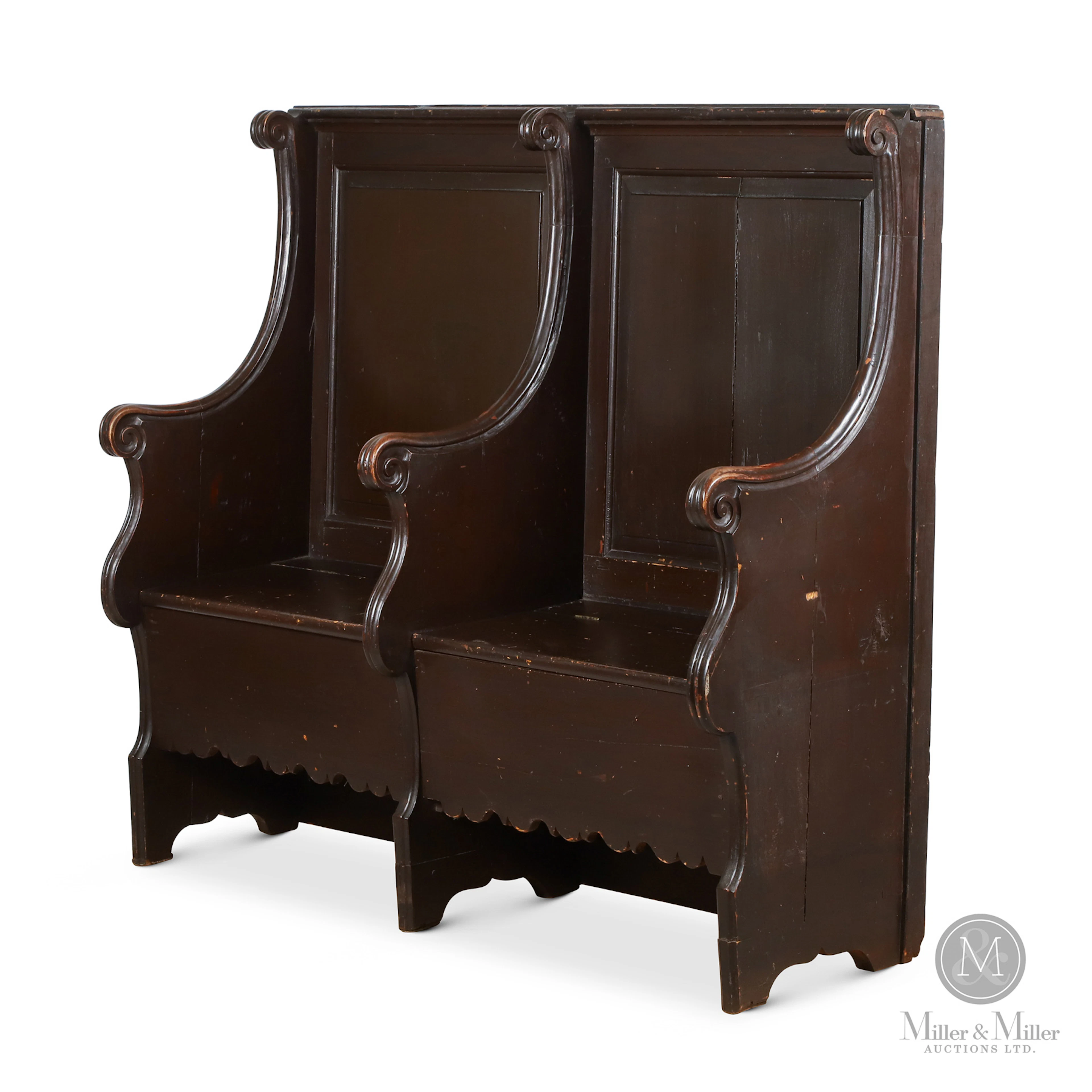 Stalle à Deux Sièges / High Back Hall Seat