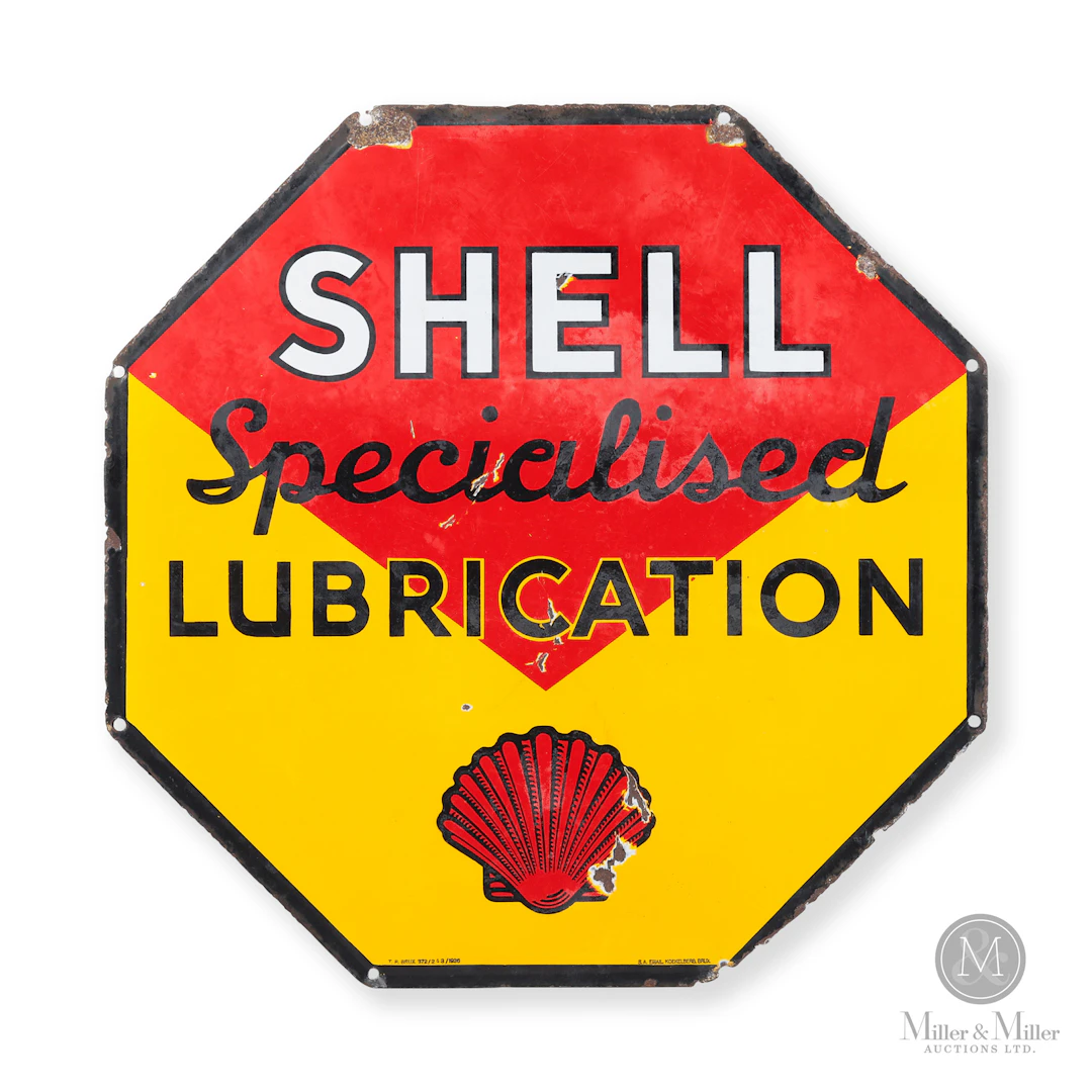 Shell Specialised Lubrication Sign