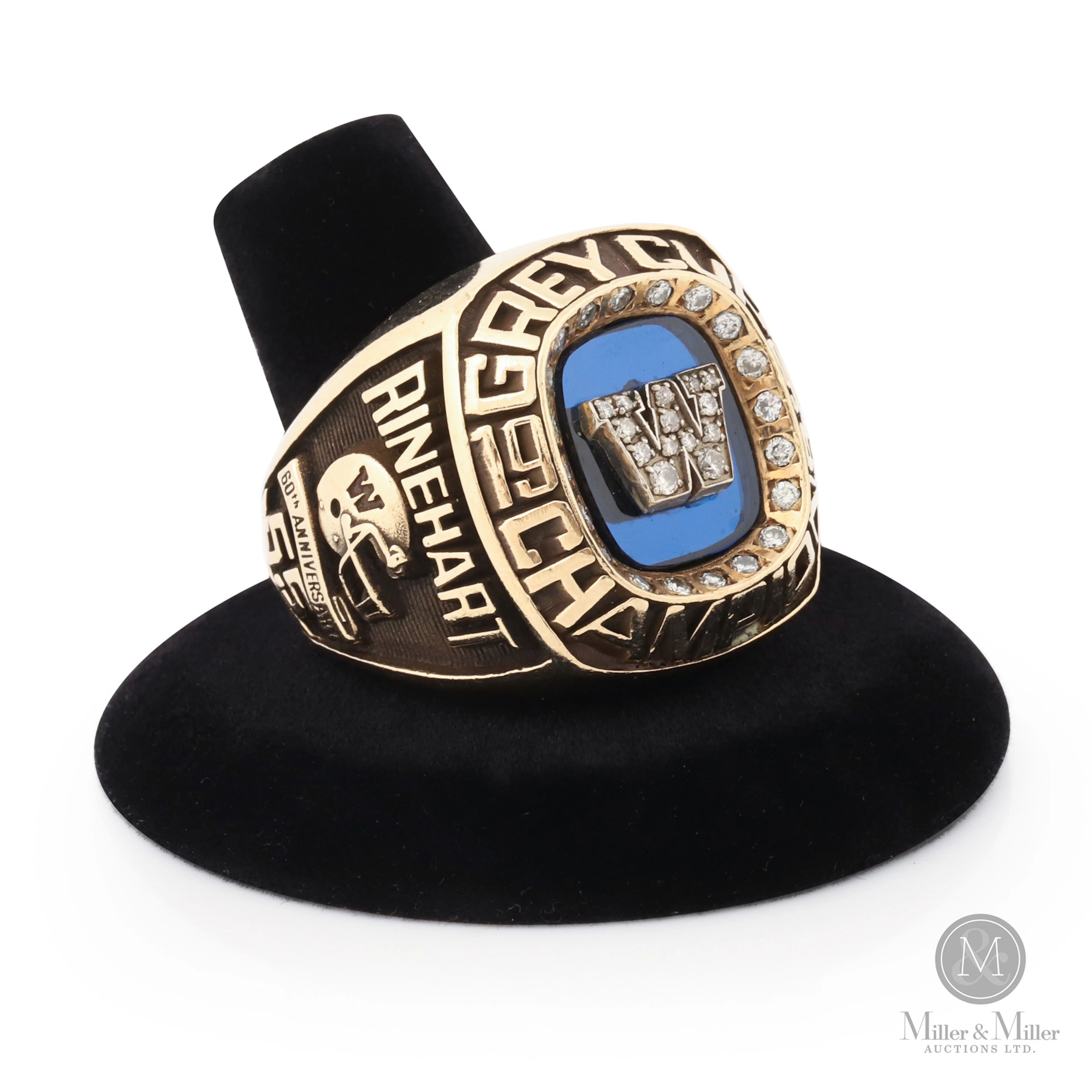 1990 Winnipeg Blue Bombers 10k Grey Cup Ring (Jerome Rinehart)
