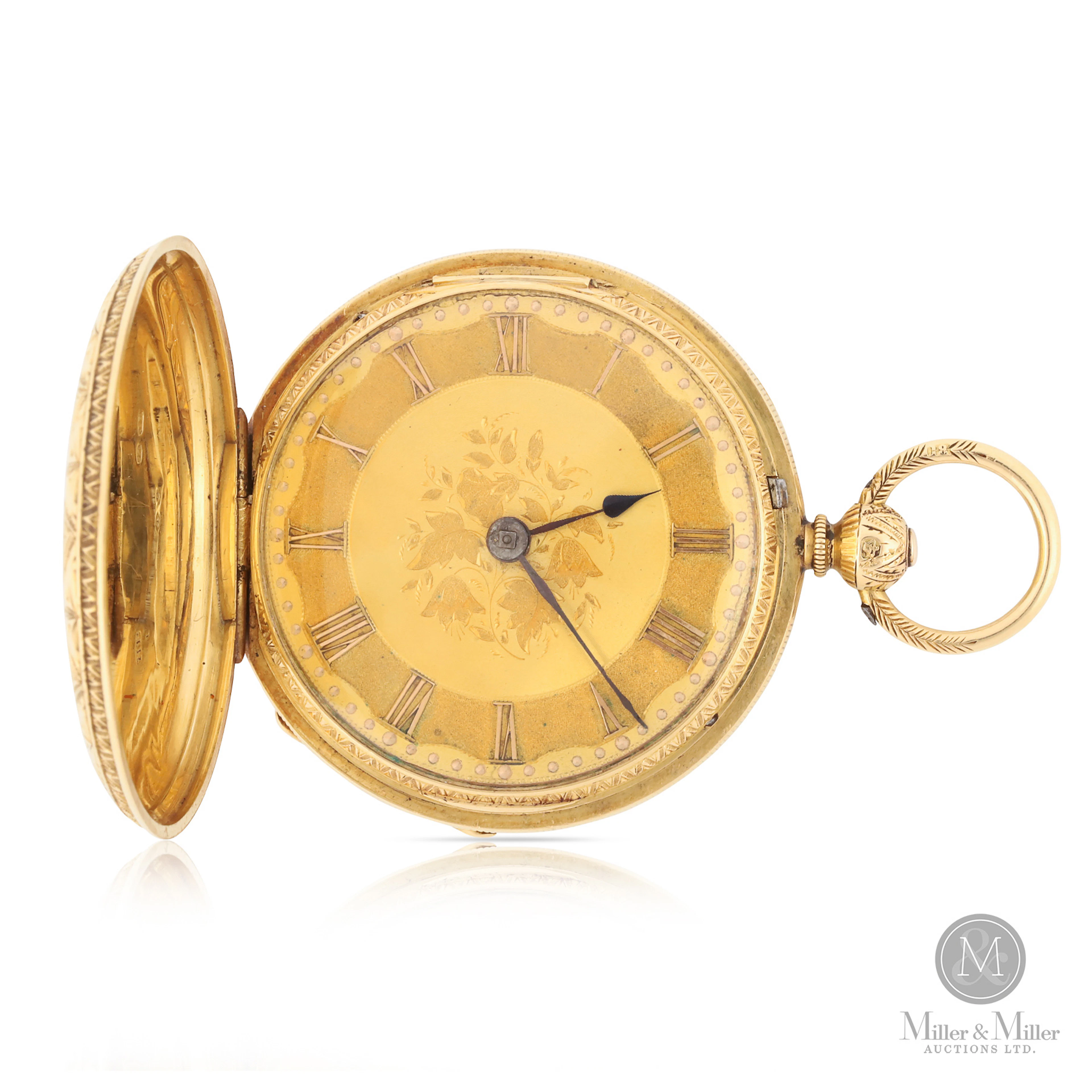 John Wood & Son Montreal, 18K Hunter Case