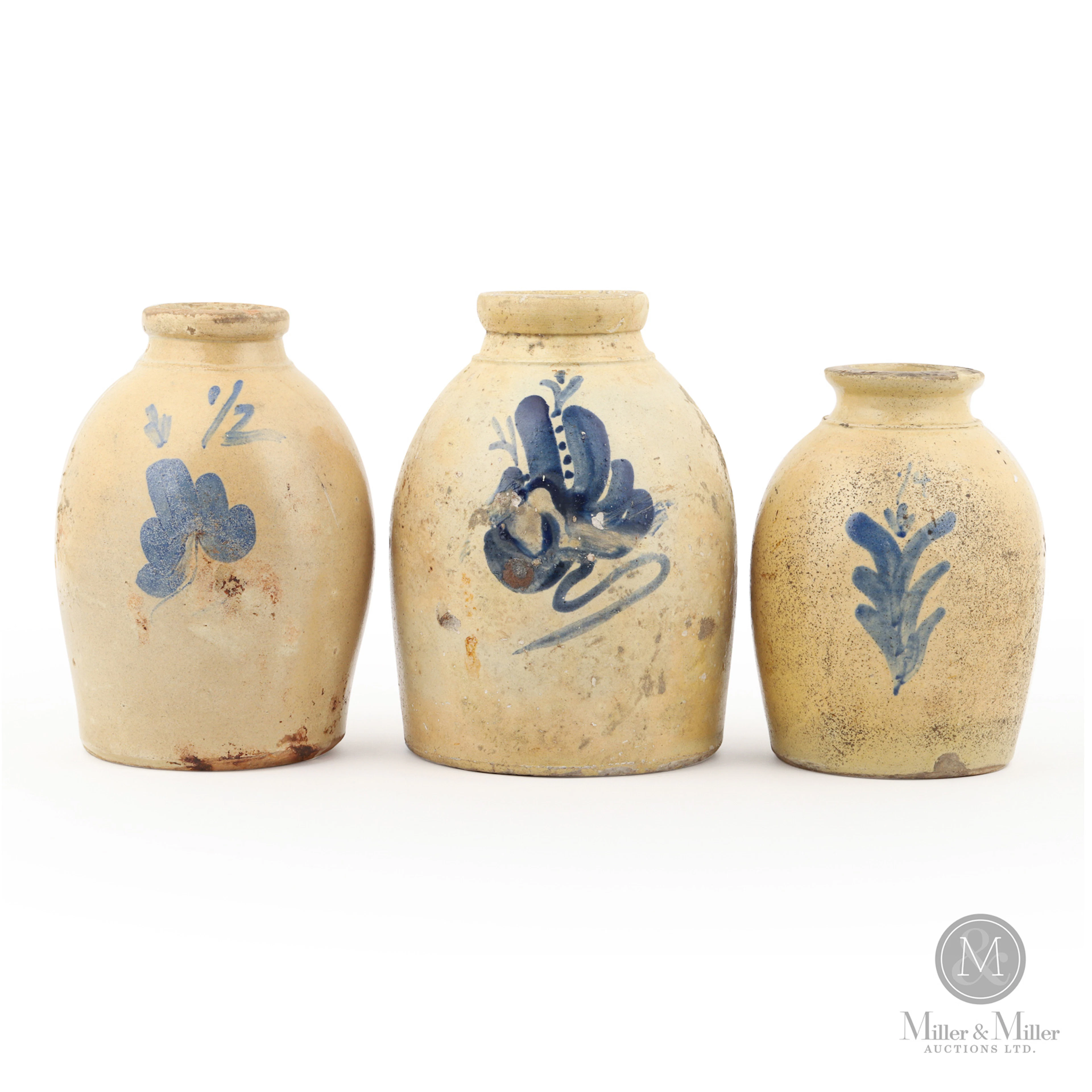 Three Huron Pottery Jars