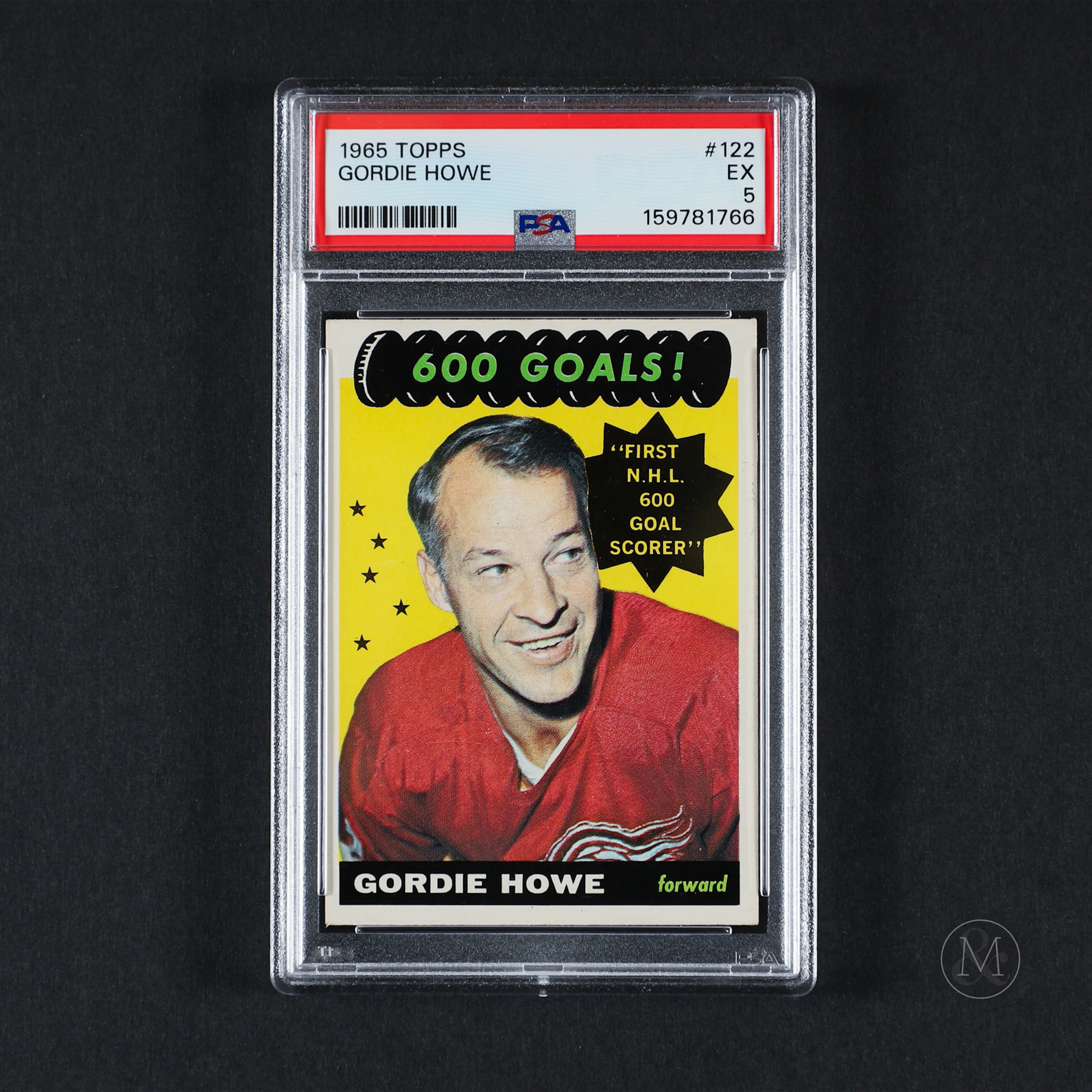 1965 Topps #122 Gordie Howe (PSA 5 EX)