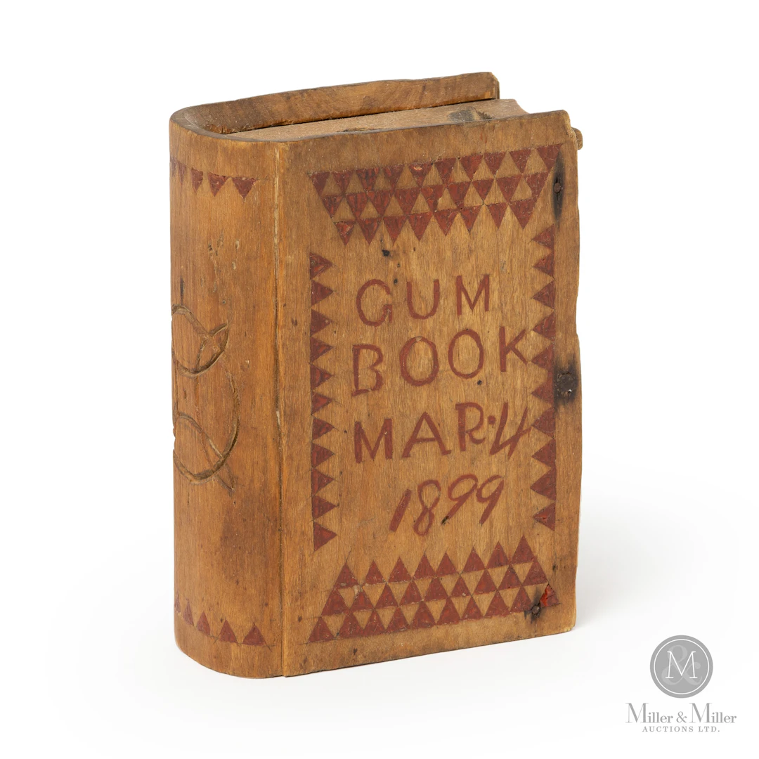 1899 "Gum Book" Spruce Gum Box