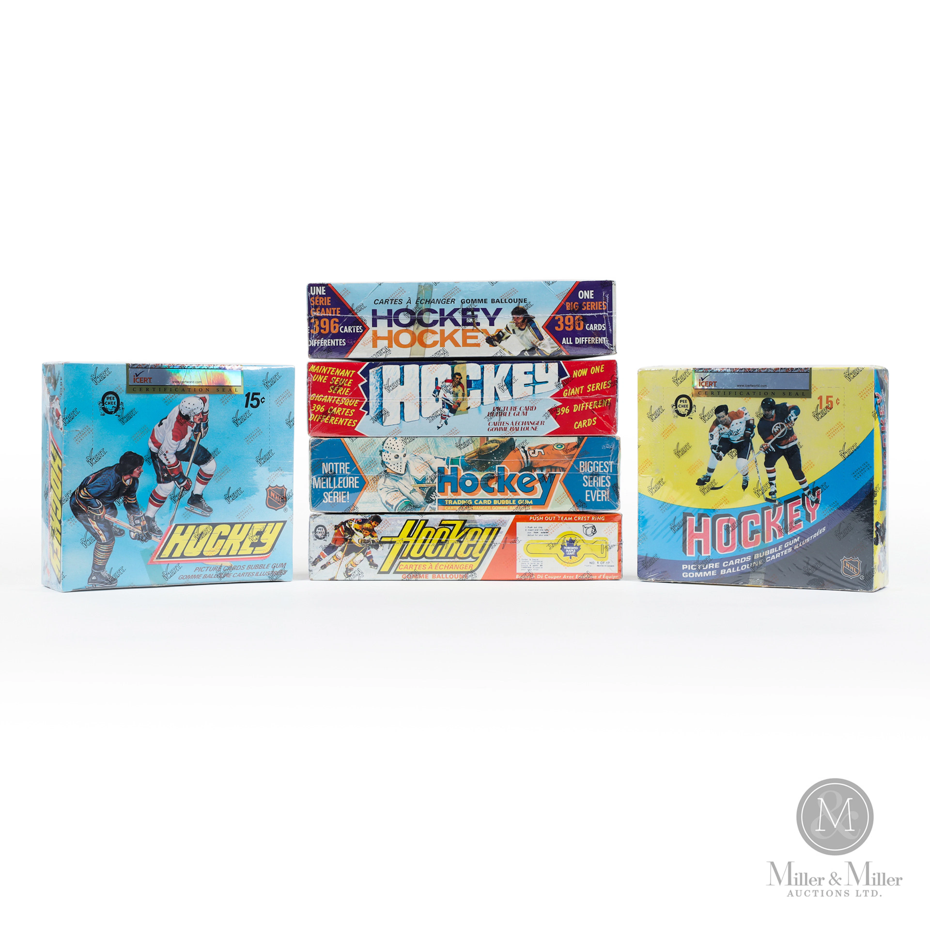 1973-78 O-Pee-Chee Hockey Display Boxes (6)