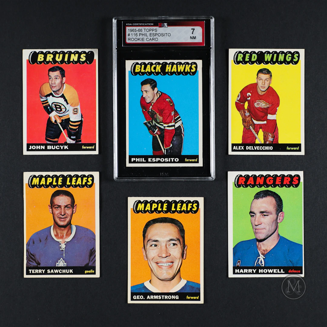 1965-66 Topps Partial Set (50/128) w/ Esposito