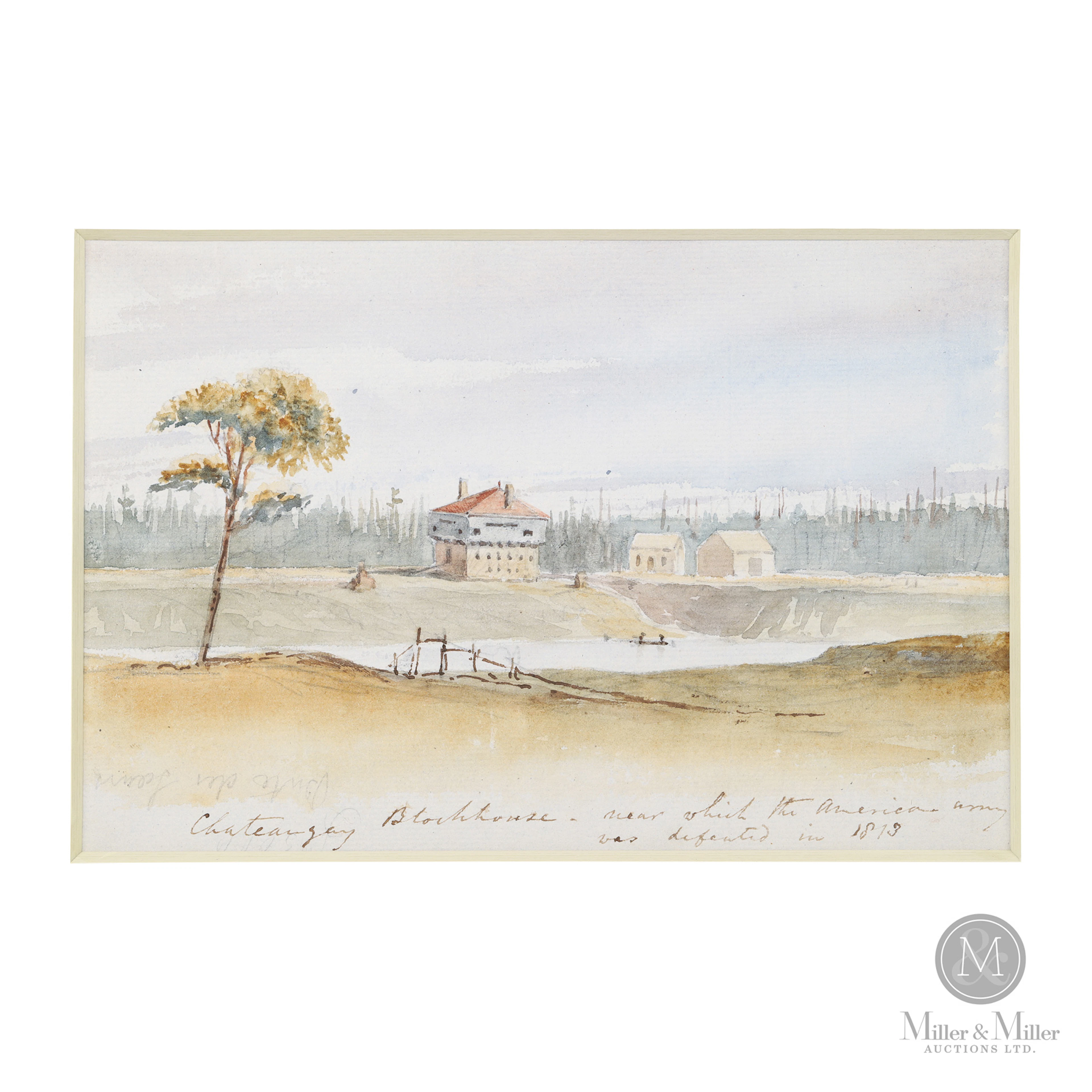 Chateaugay Blockhouse Watercolour — Phillip Bainbrigge