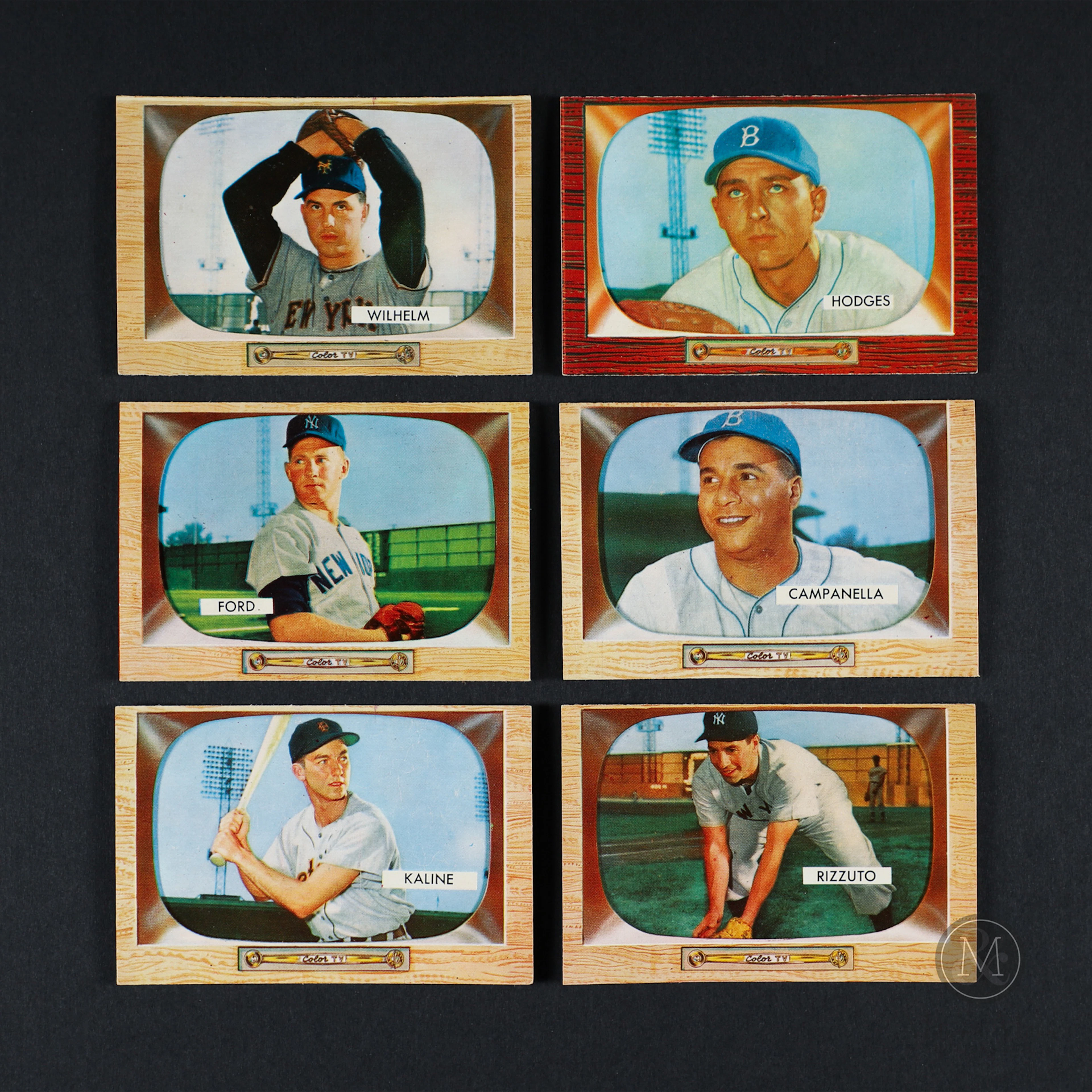 1955 Bowman Colour Baseball Partial Set (129/320) w/ Duplicates (43)