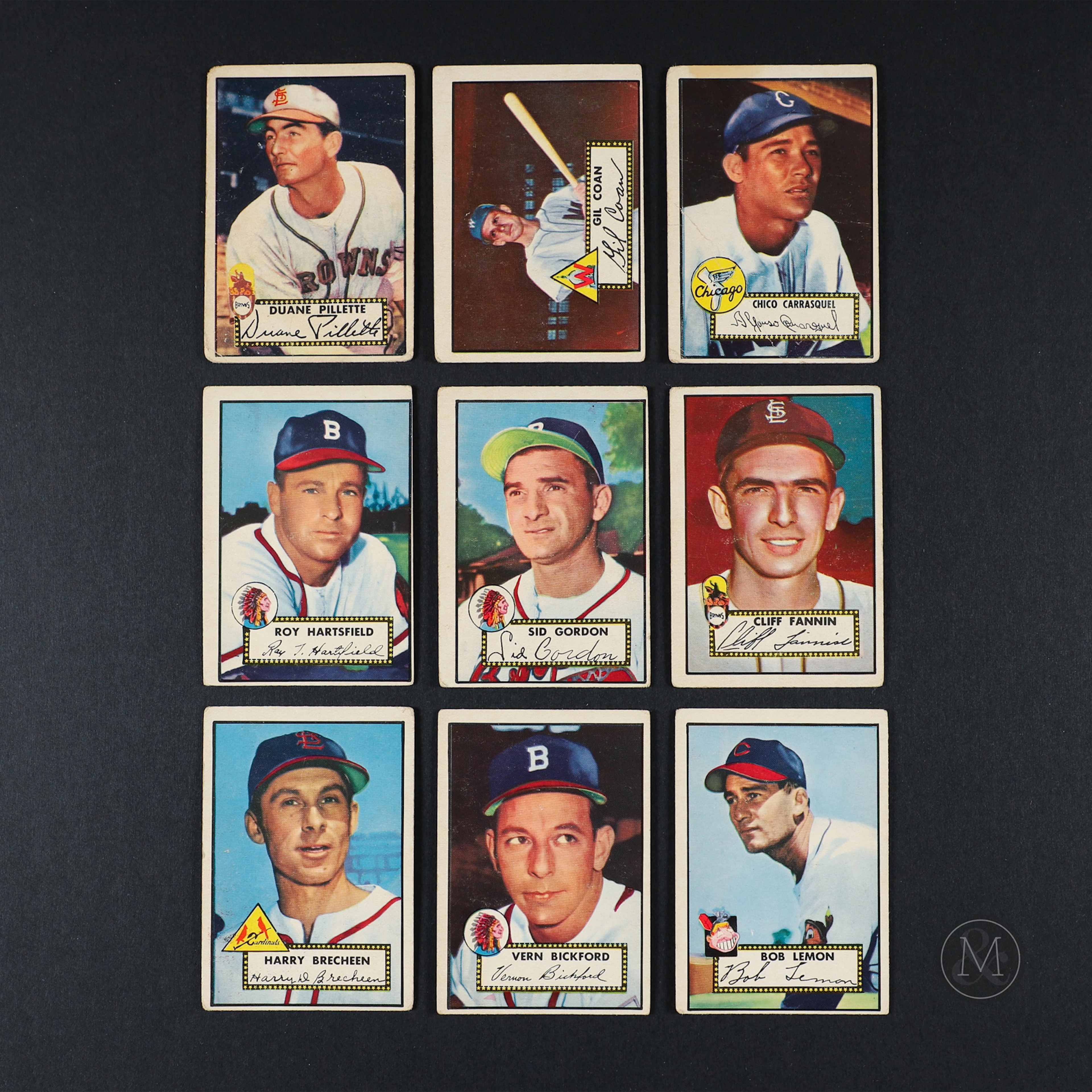 1952 Topps Baseball Group (20)