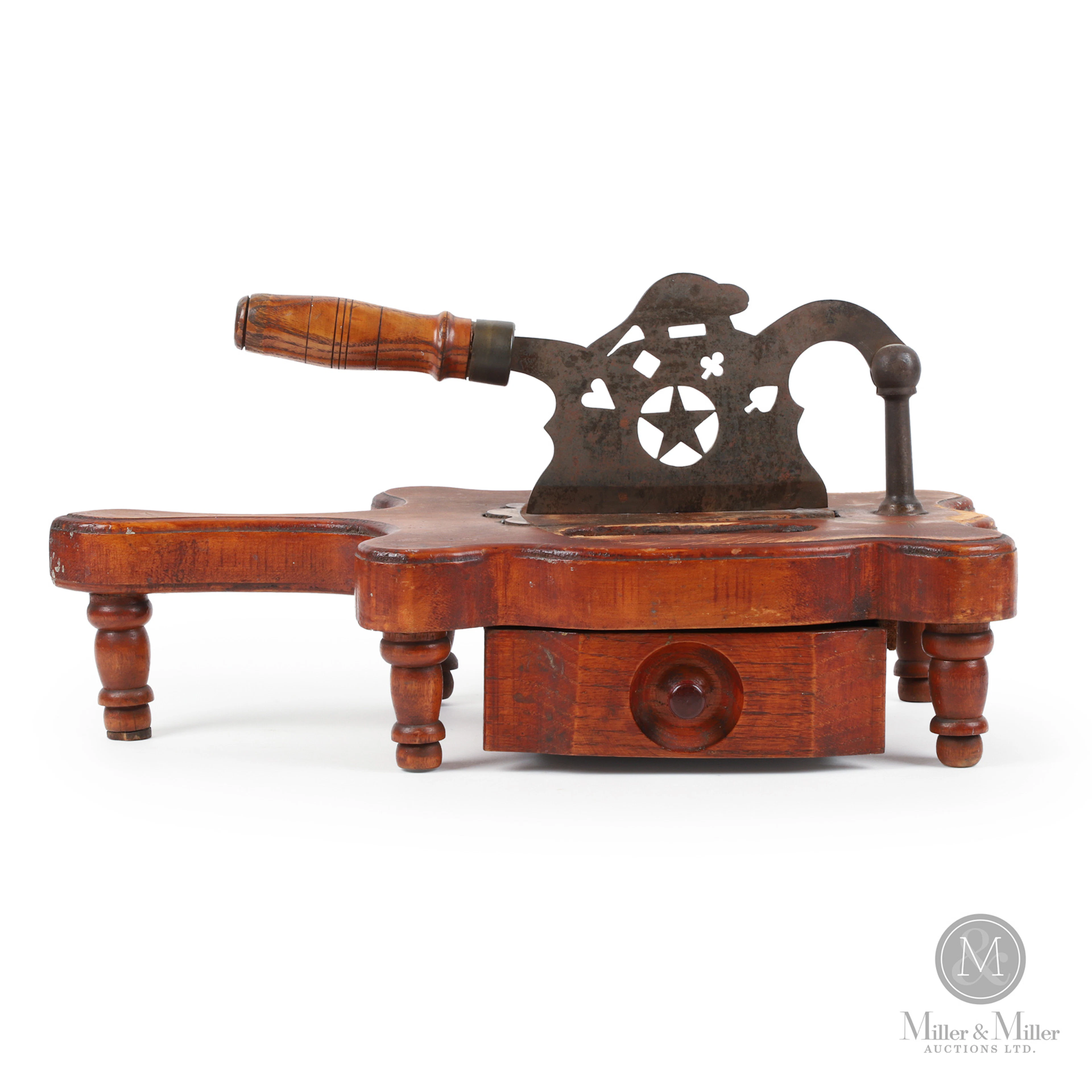 Beaver Tobacco Chopper with Drawer