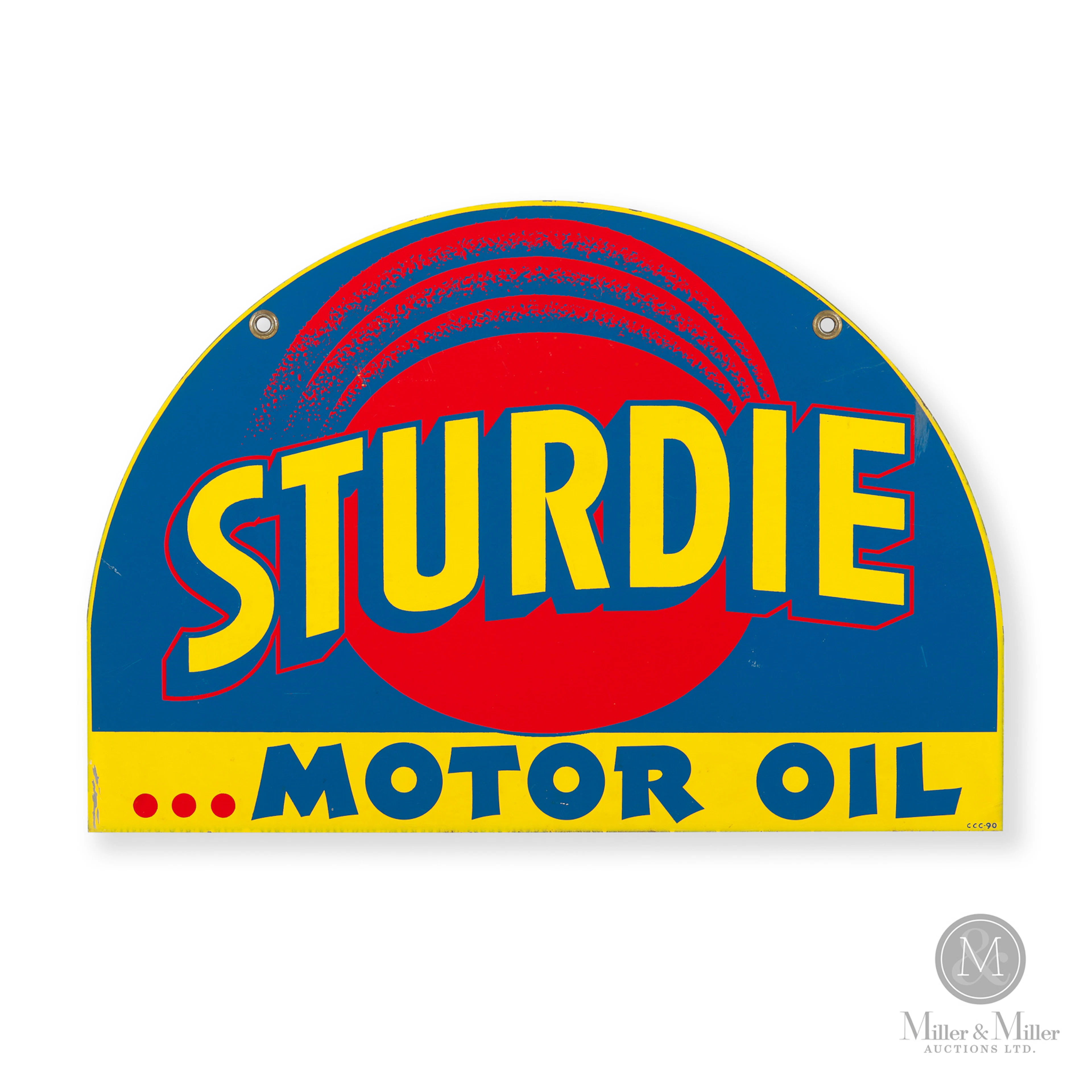 Sturdie Motor Oil Rack Sign