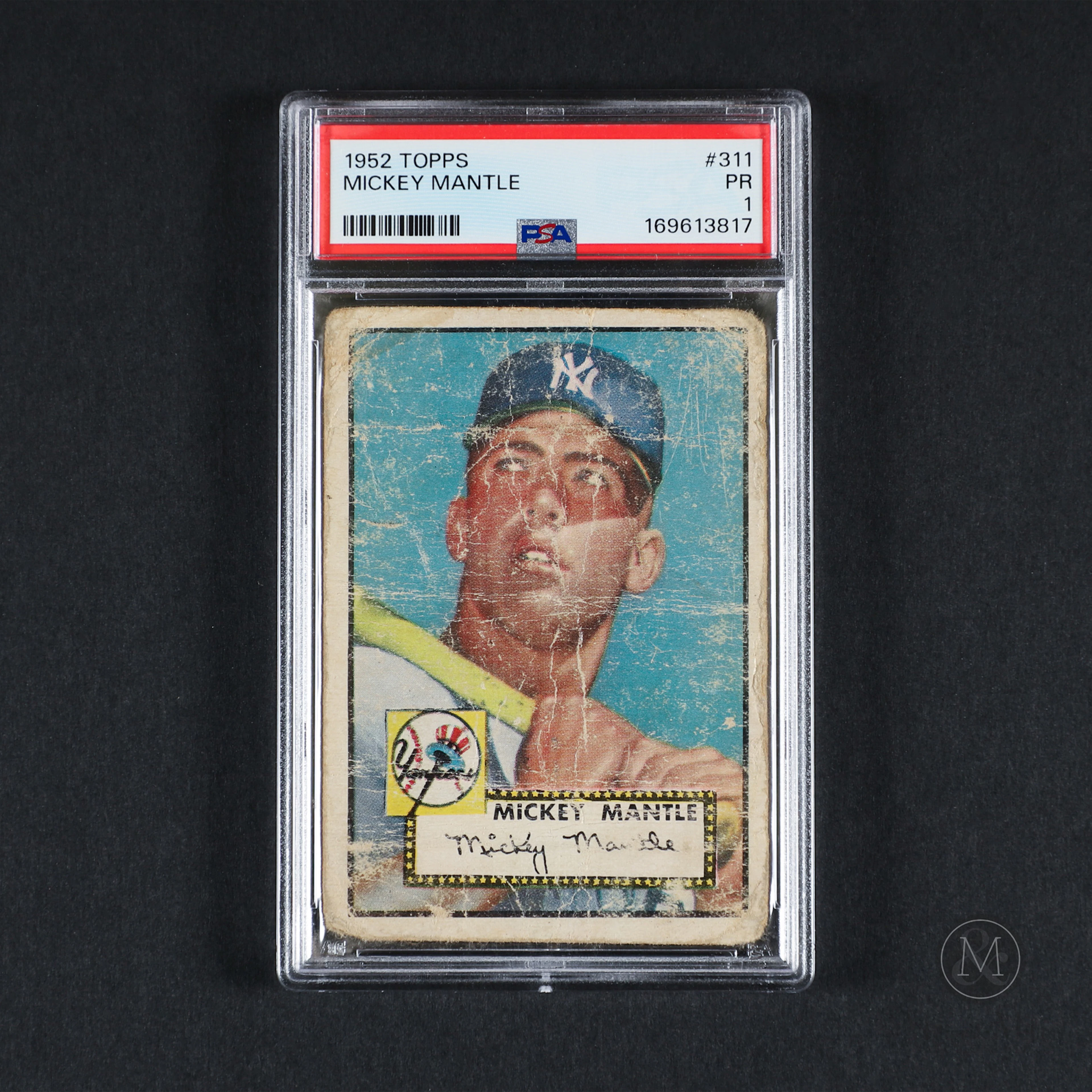 1952 Topps #311 Mickey Mantle (PSA 1 PR)