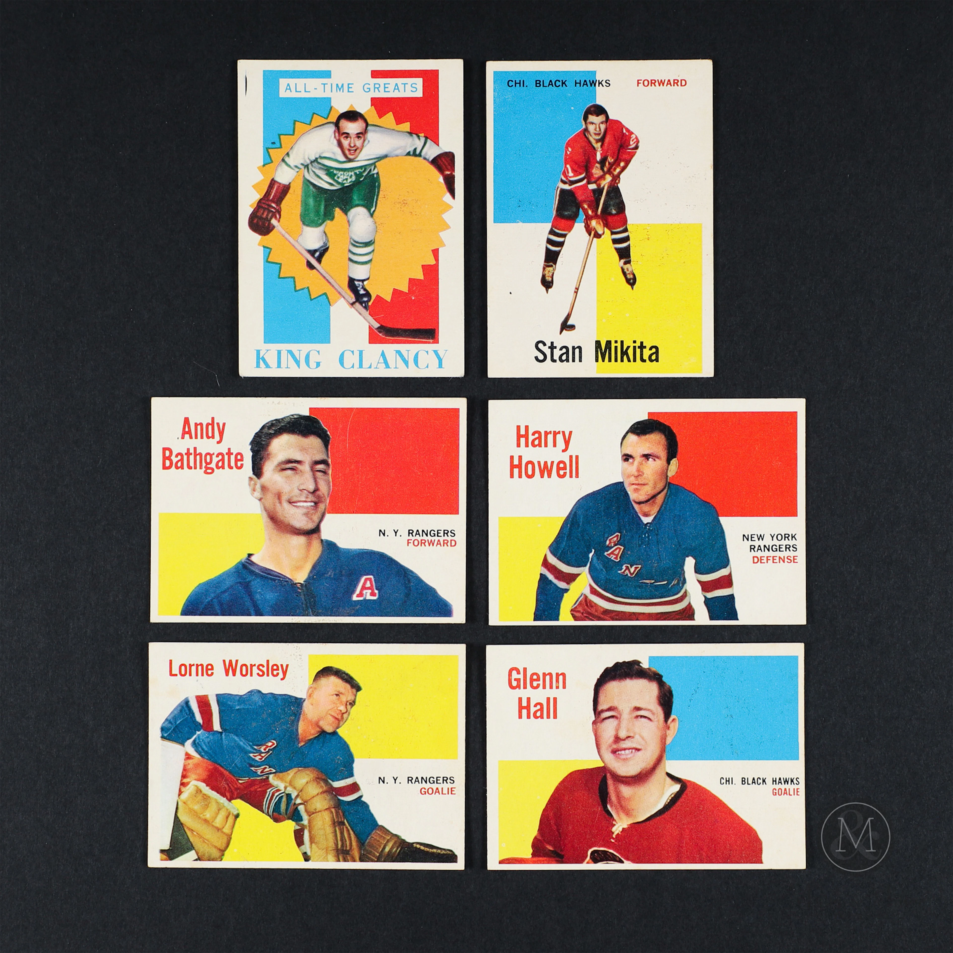 1960-61 Topps Hockey Partial Set (32/66)