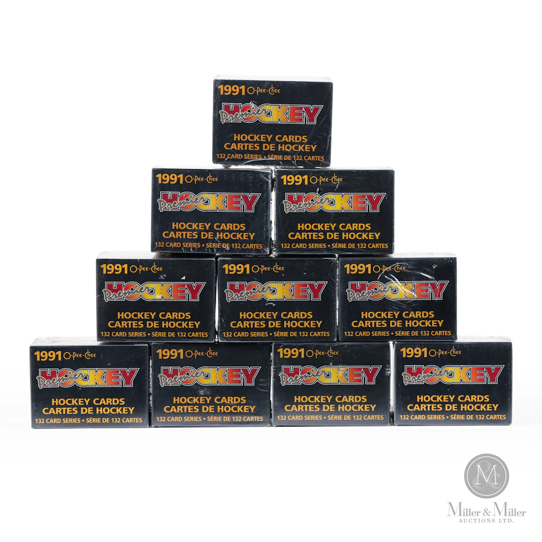 1990-91 O-Pee-Chee Premier Sealed Factory Set Boxes (10)