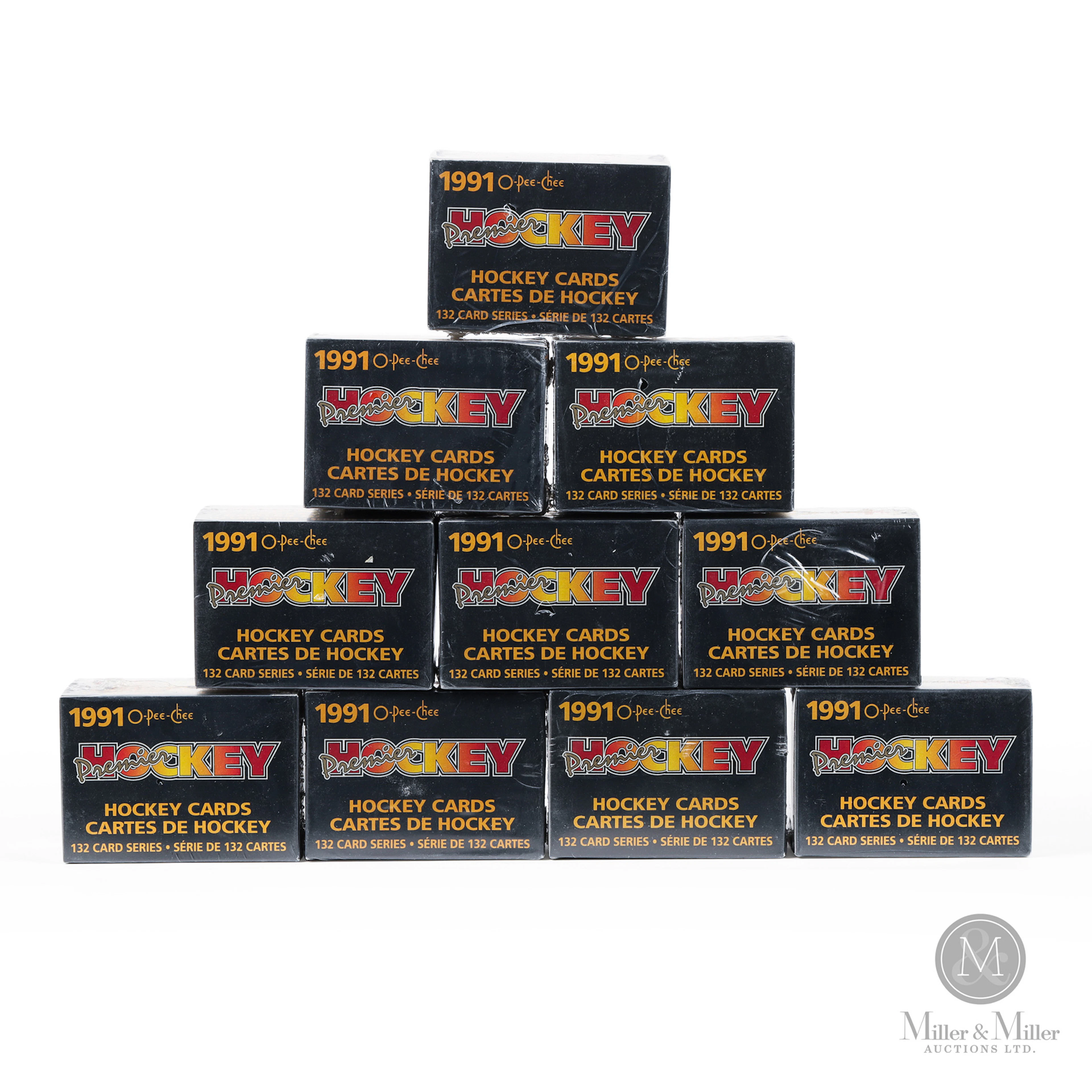 1990-91 O-Pee-Chee Premier Sealed Factory Set Boxes (10)