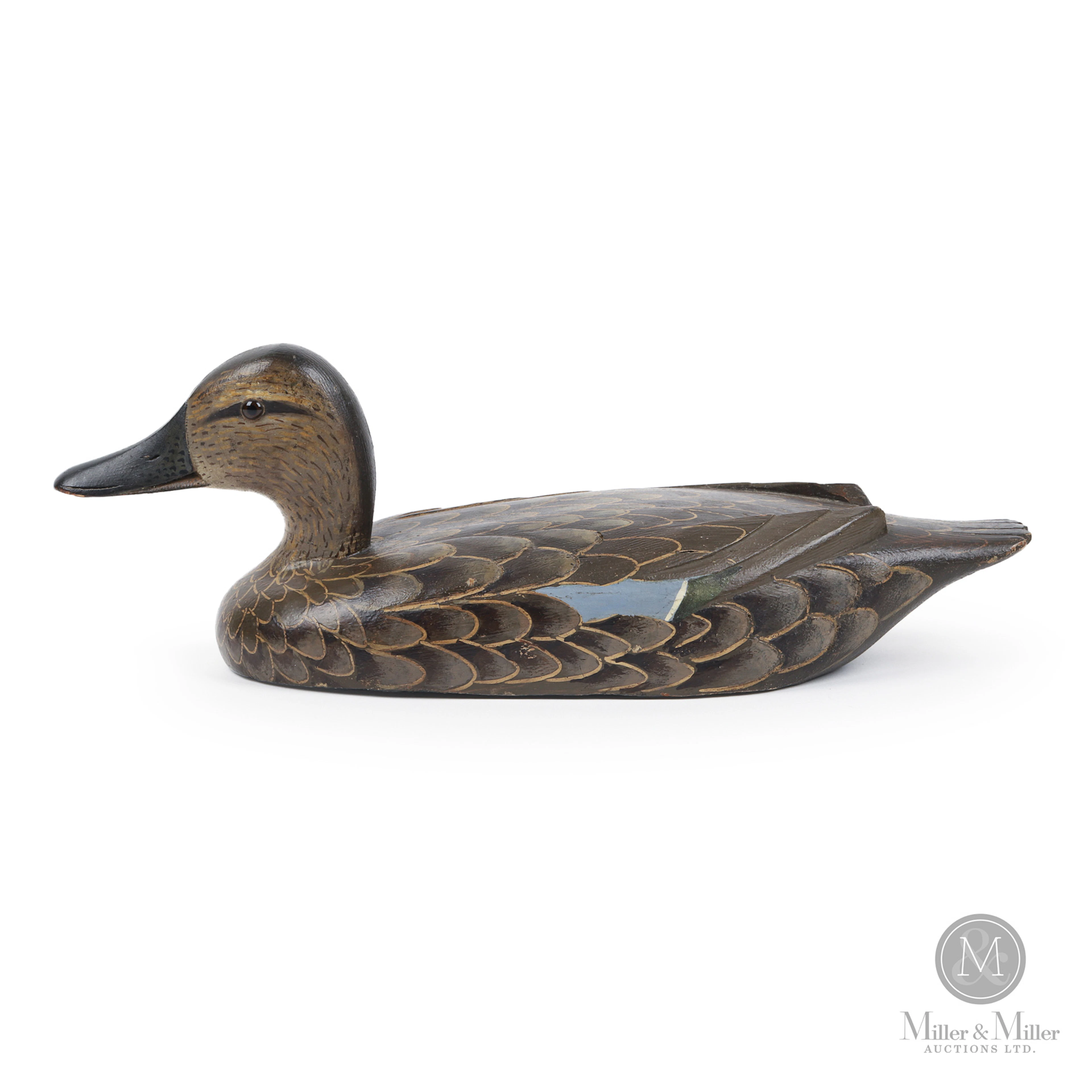 D. W. "Davey" Nichol Teal Hen Decoy