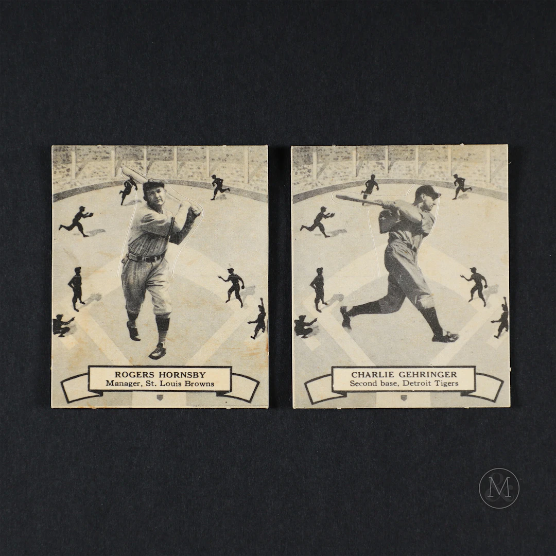 1937 O-Pee-Chee #112 Gehringer & #140 Hornsby