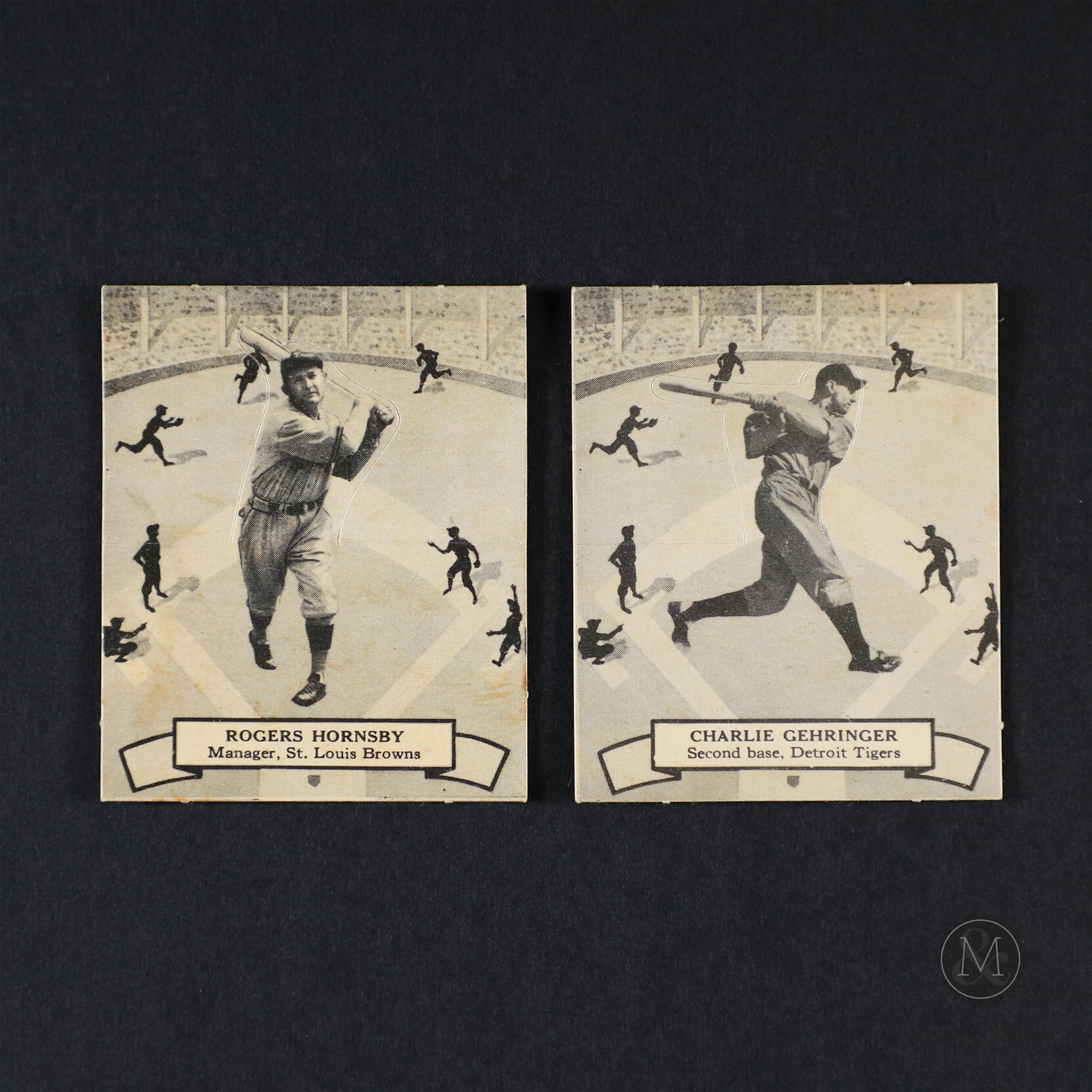 1937 O-Pee-Chee #112 Gehringer & #140 Hornsby