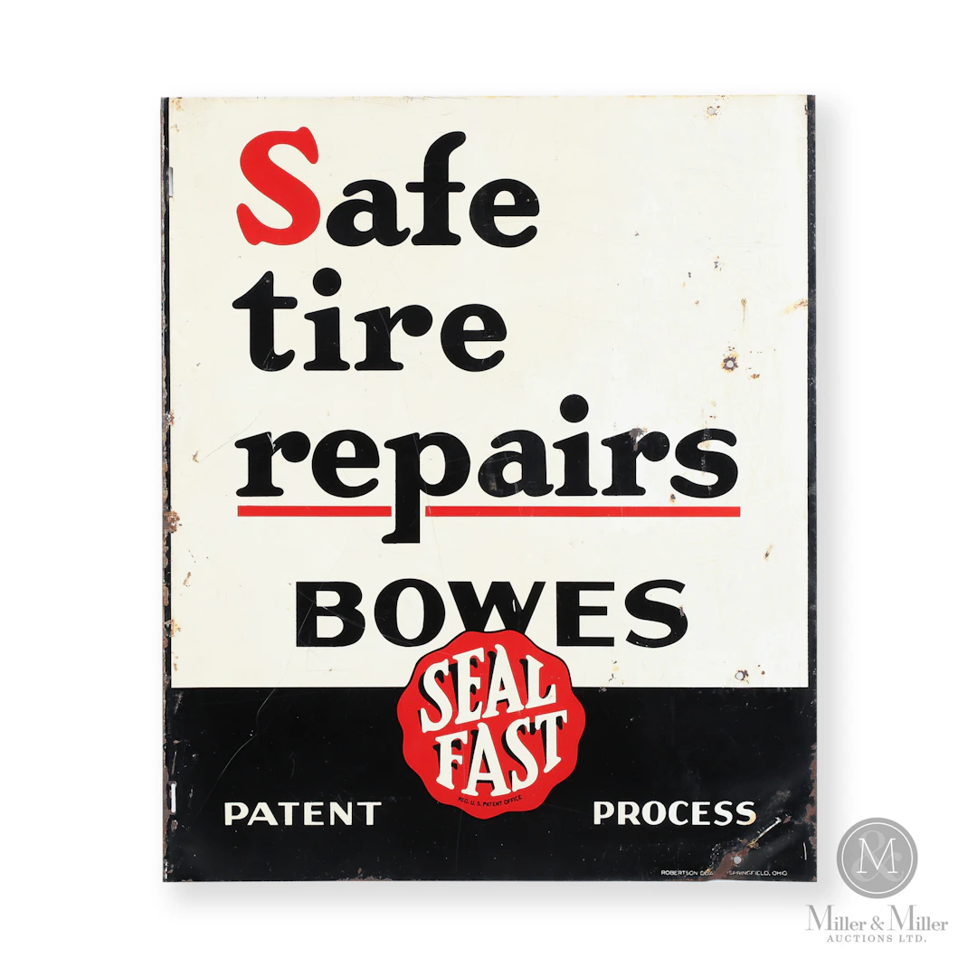 Bowes Seal Fast Tire Repairs Flange Sign