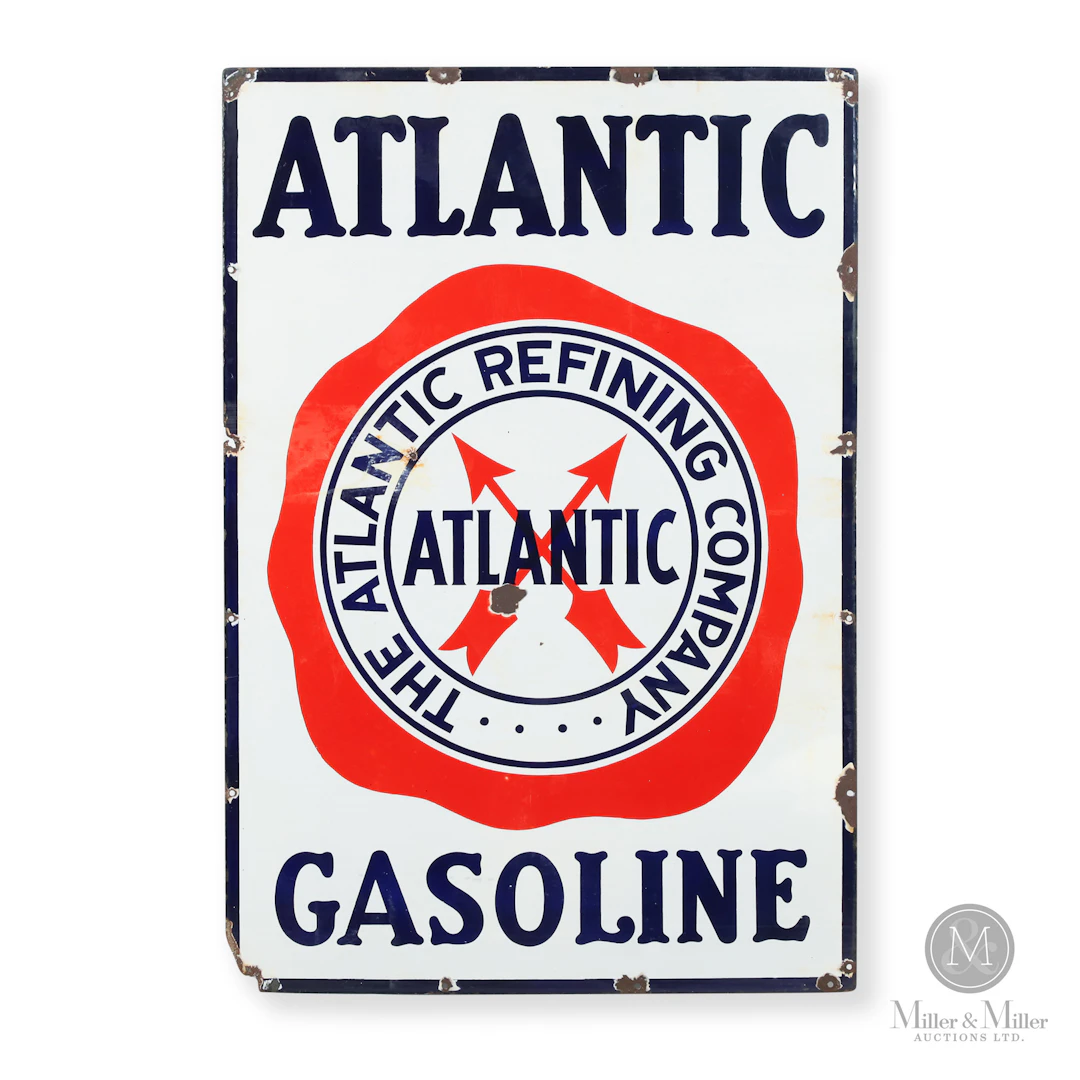 Atlantic Gasoline Service Station Sign