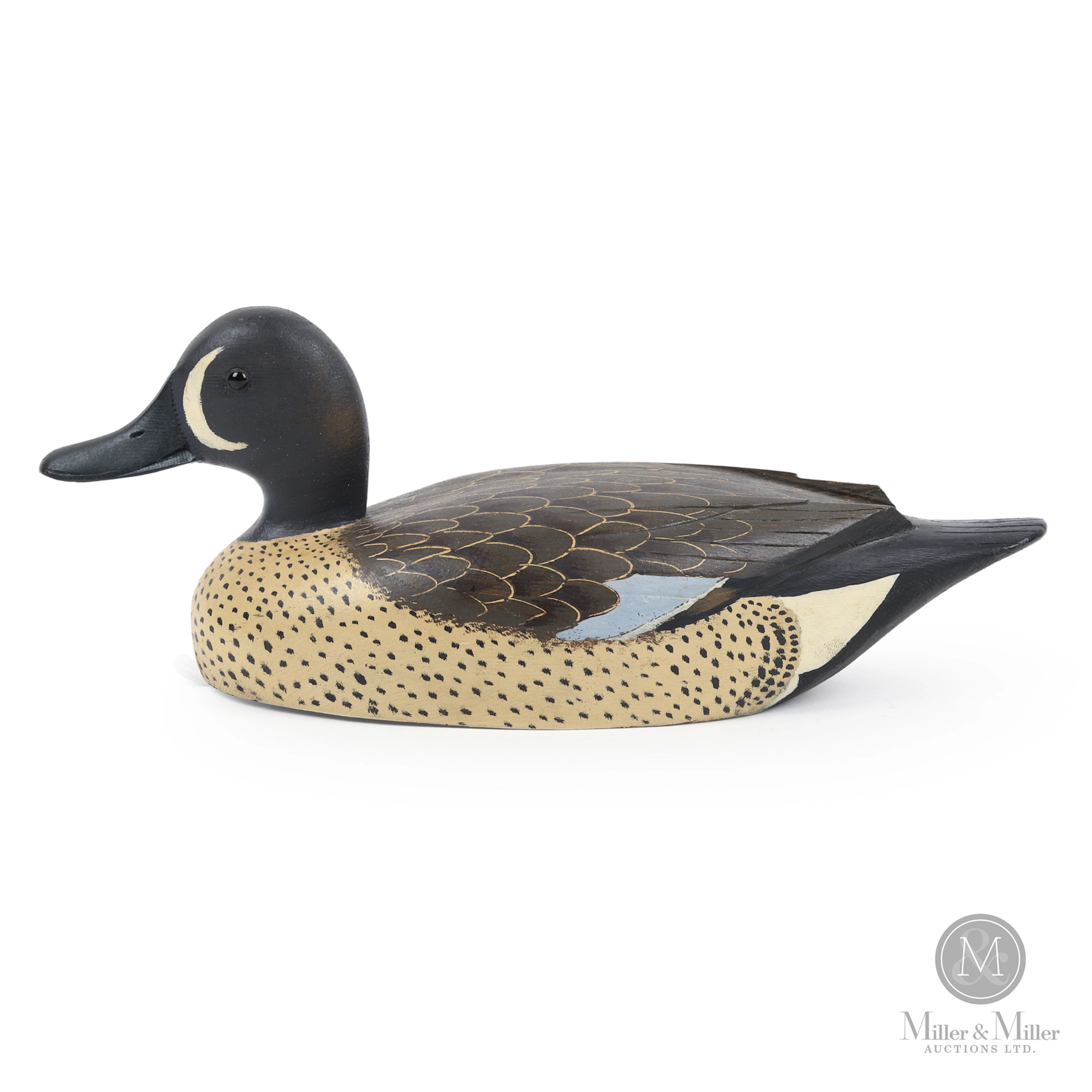 D. W. "Davey" Nichol Blue-winged Teal Decoy