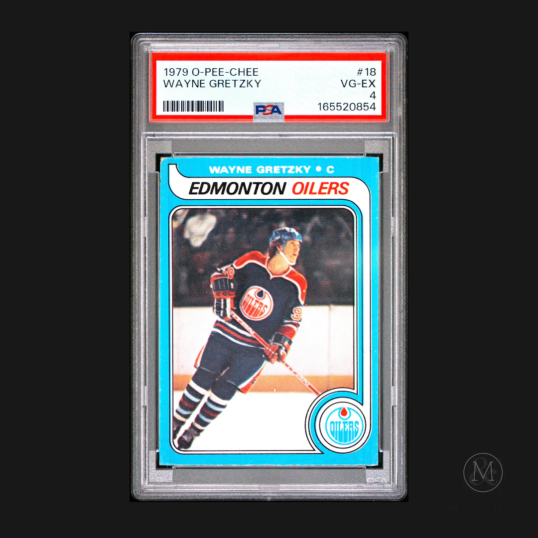 1979-80 O-Pee-Chee #18 Wayne Gretzky (PSA 4 VG-EX)