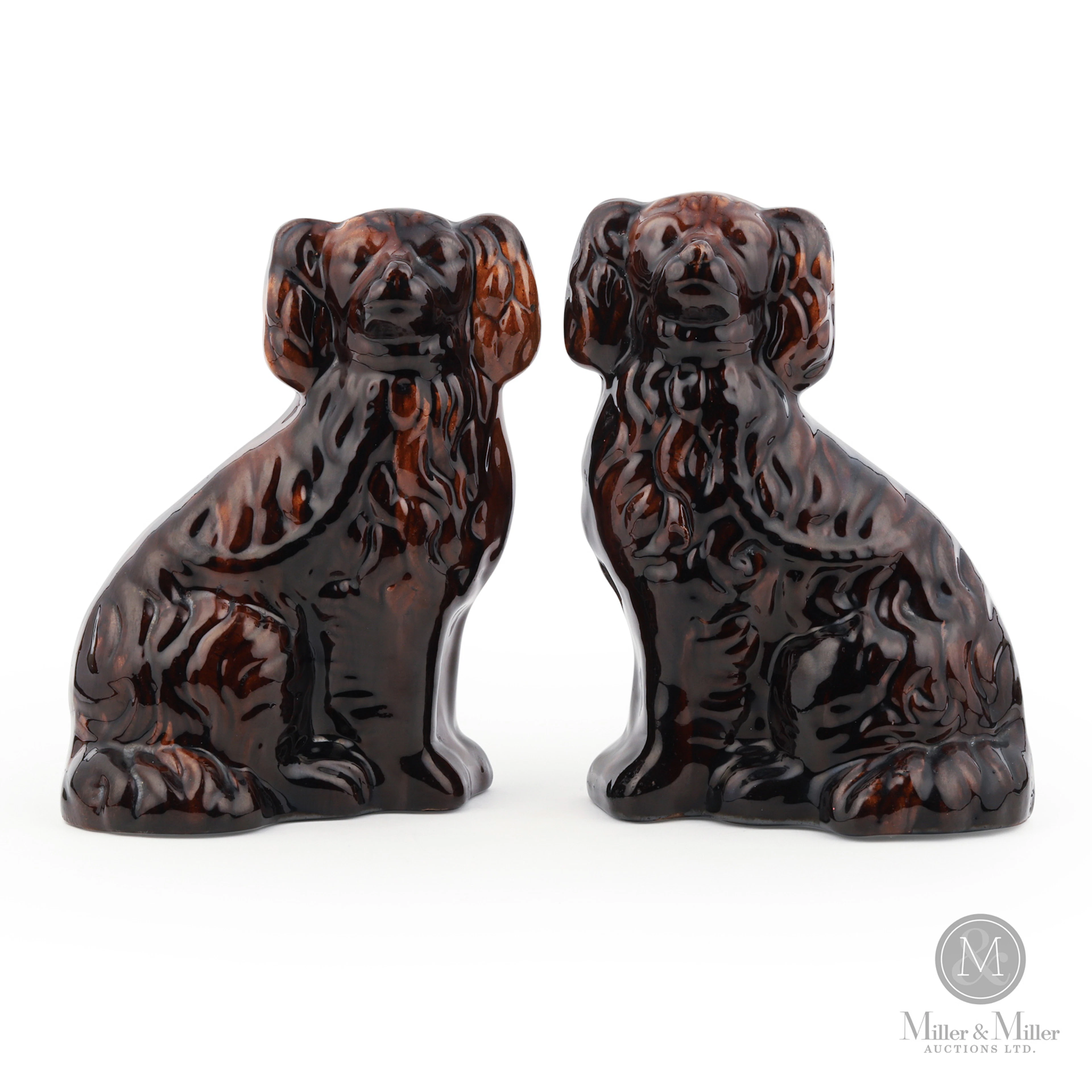 Ontario Earthenware, King Charles Spaniel Pair