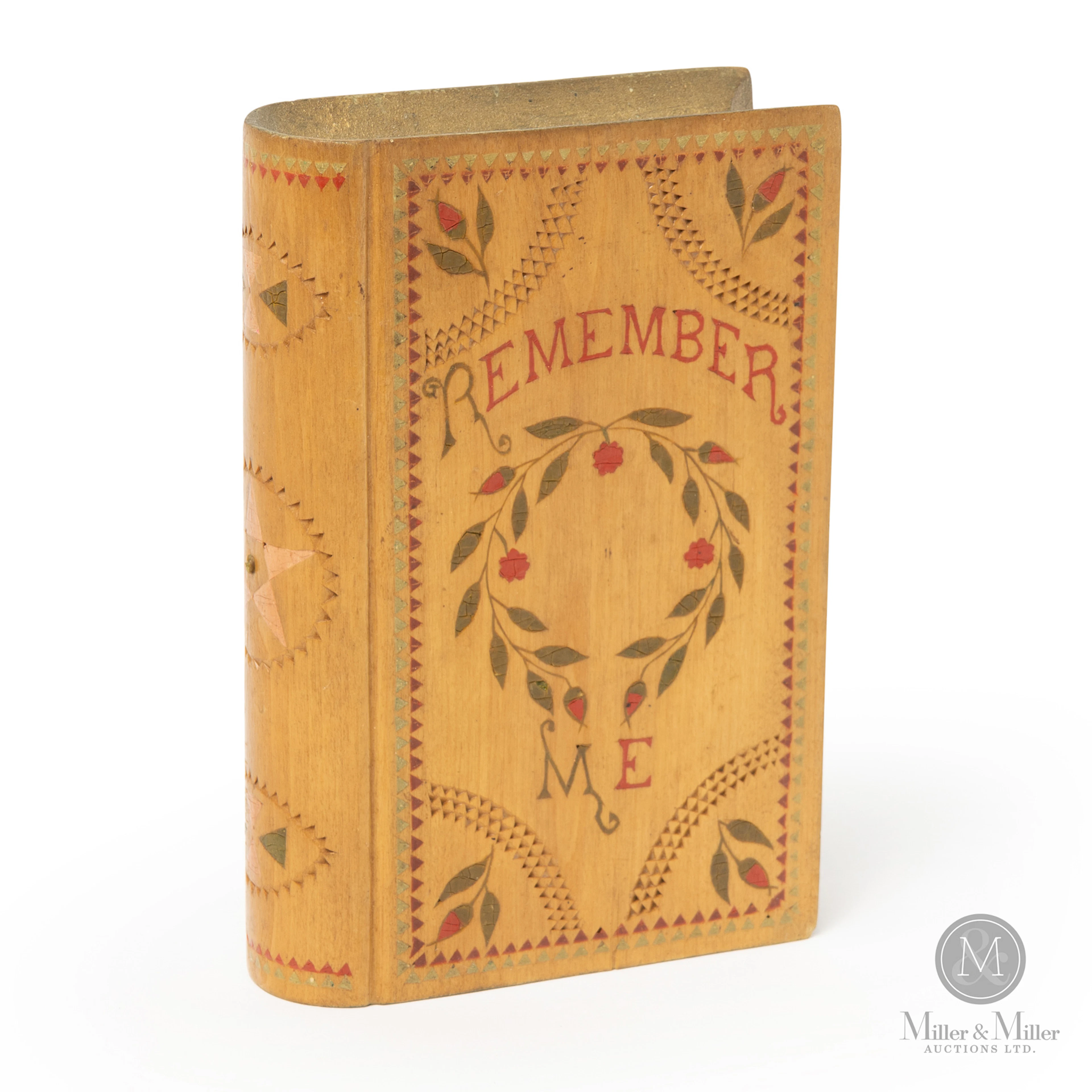 1917 "Remember Me" Spruce Gum Box Pictou County