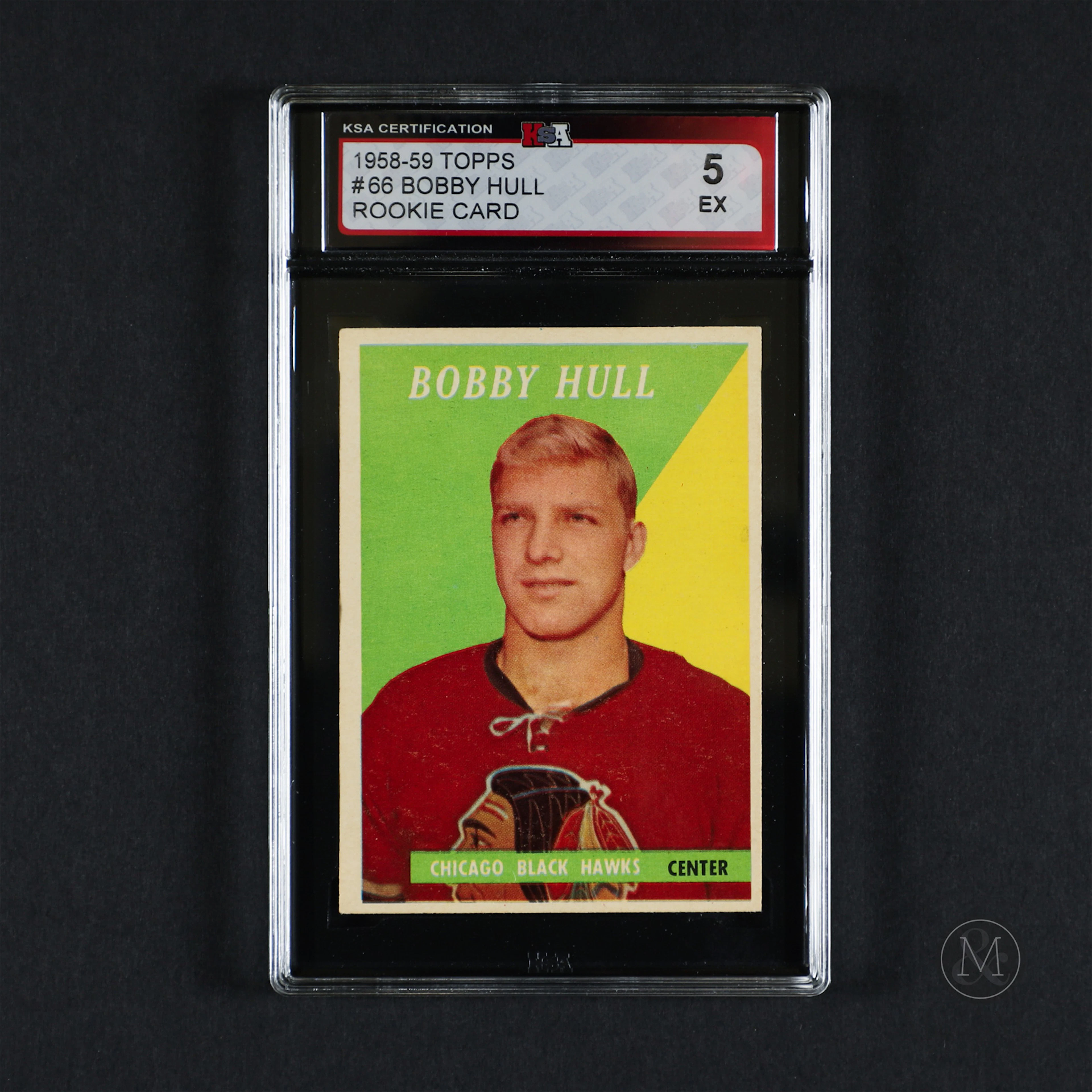 1958-59 Topps #66 Bobby Hull (KSA 5 EX)