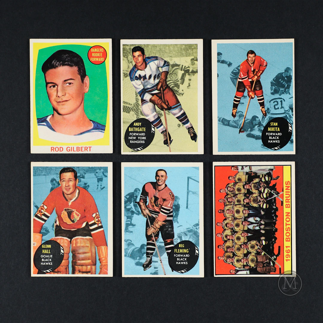 1961-62 Topps Hockey Partial Set (42/66)