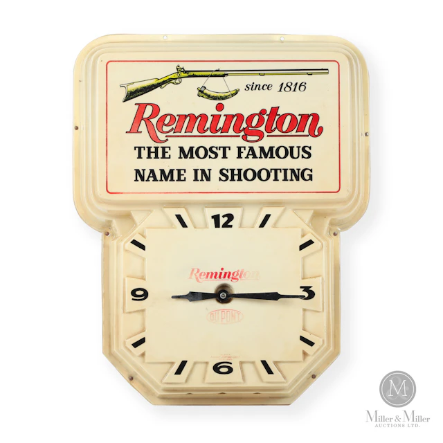 Remington Advertising Clock