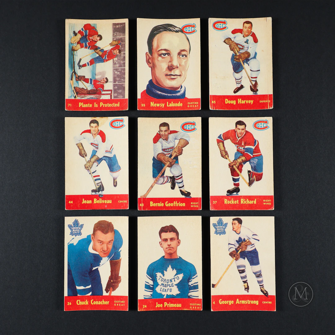 1955 Parkhurst Hockey Partial Set (53/79) w/ Extras (56)