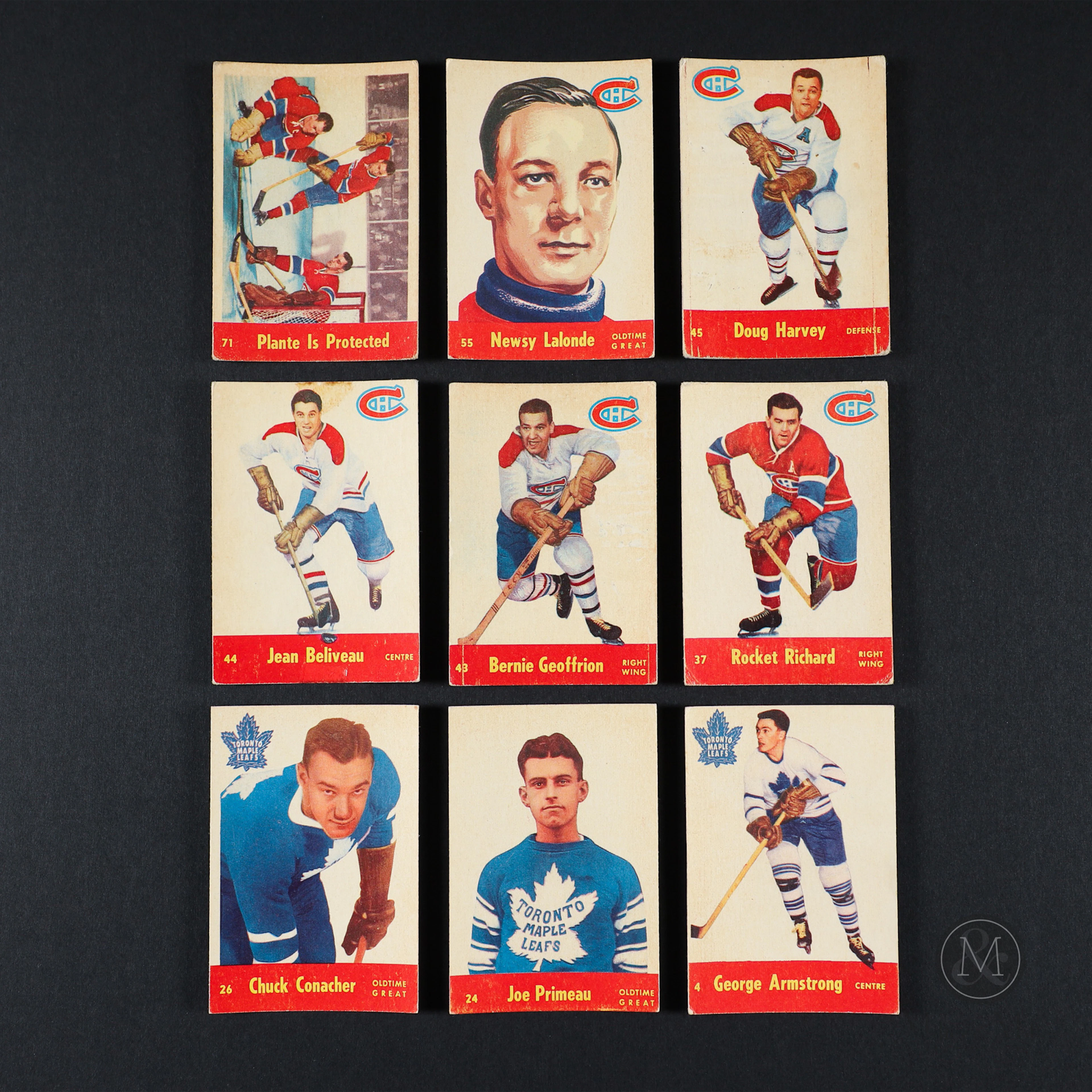 1955 Parkhurst Hockey Partial Set (53/79) w/ Extras (56)
