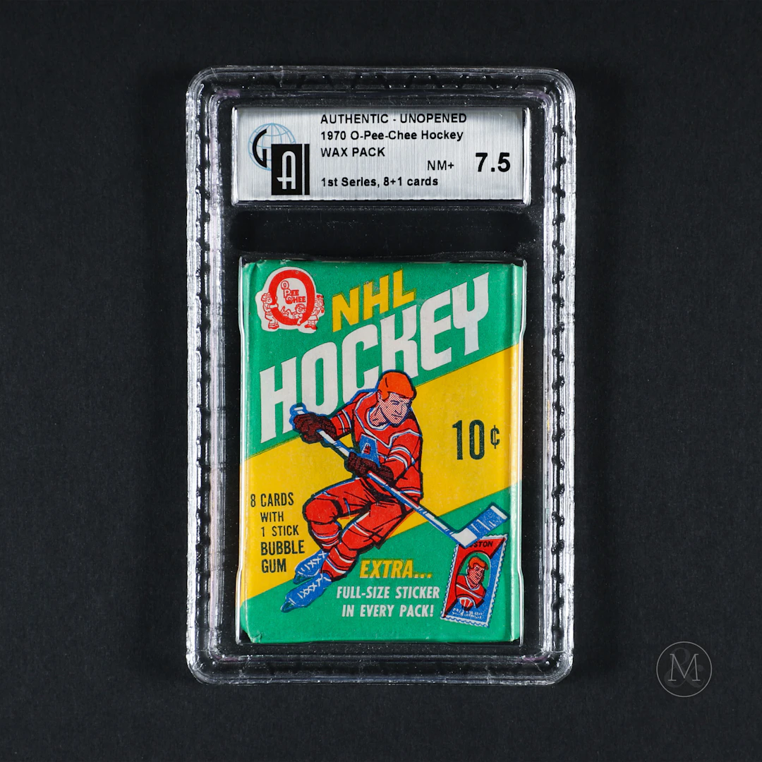 1970-71 O-Pee-Chee Series 1 Hockey Wax Pack (GAI 7.5 NM+)