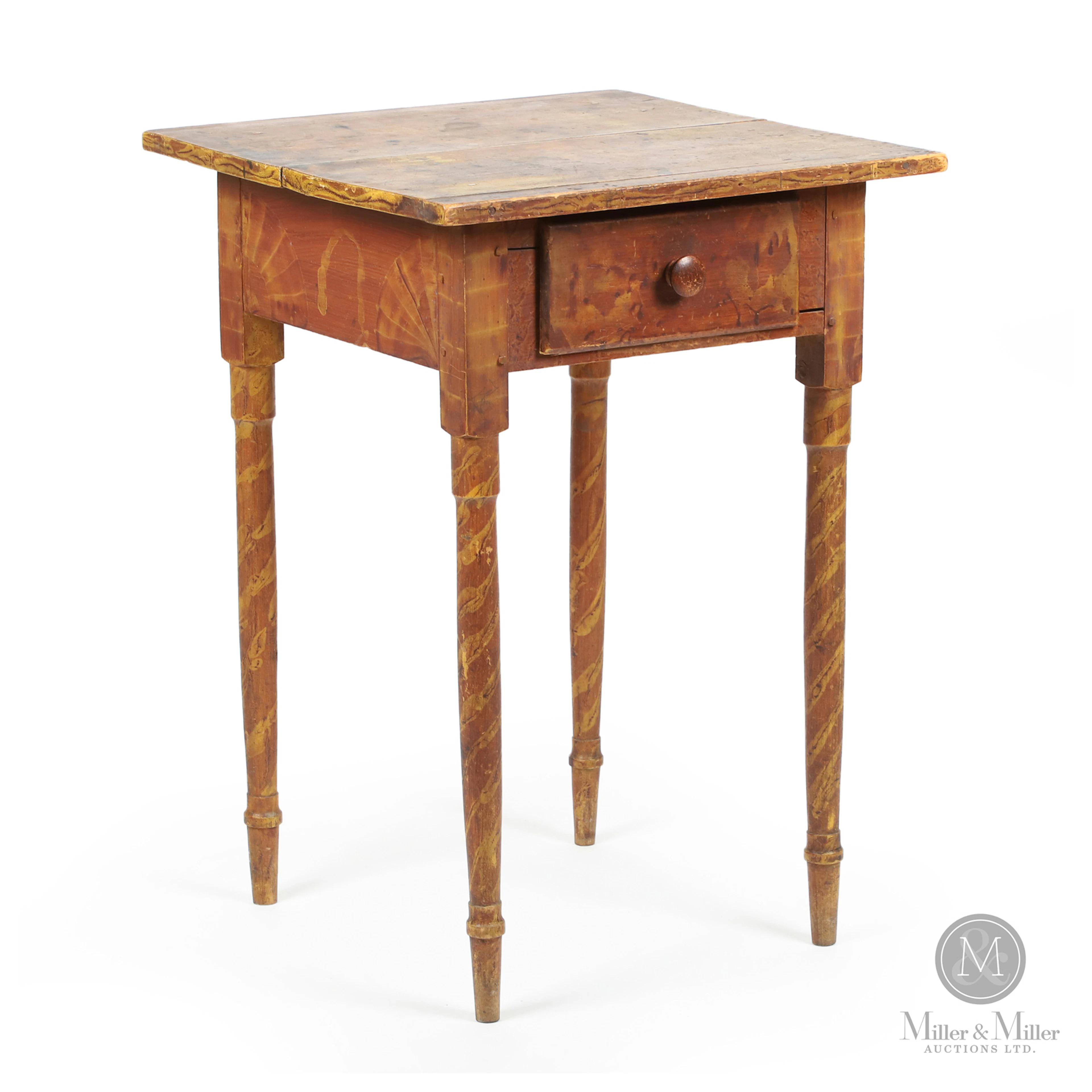 Painted Lamp Table