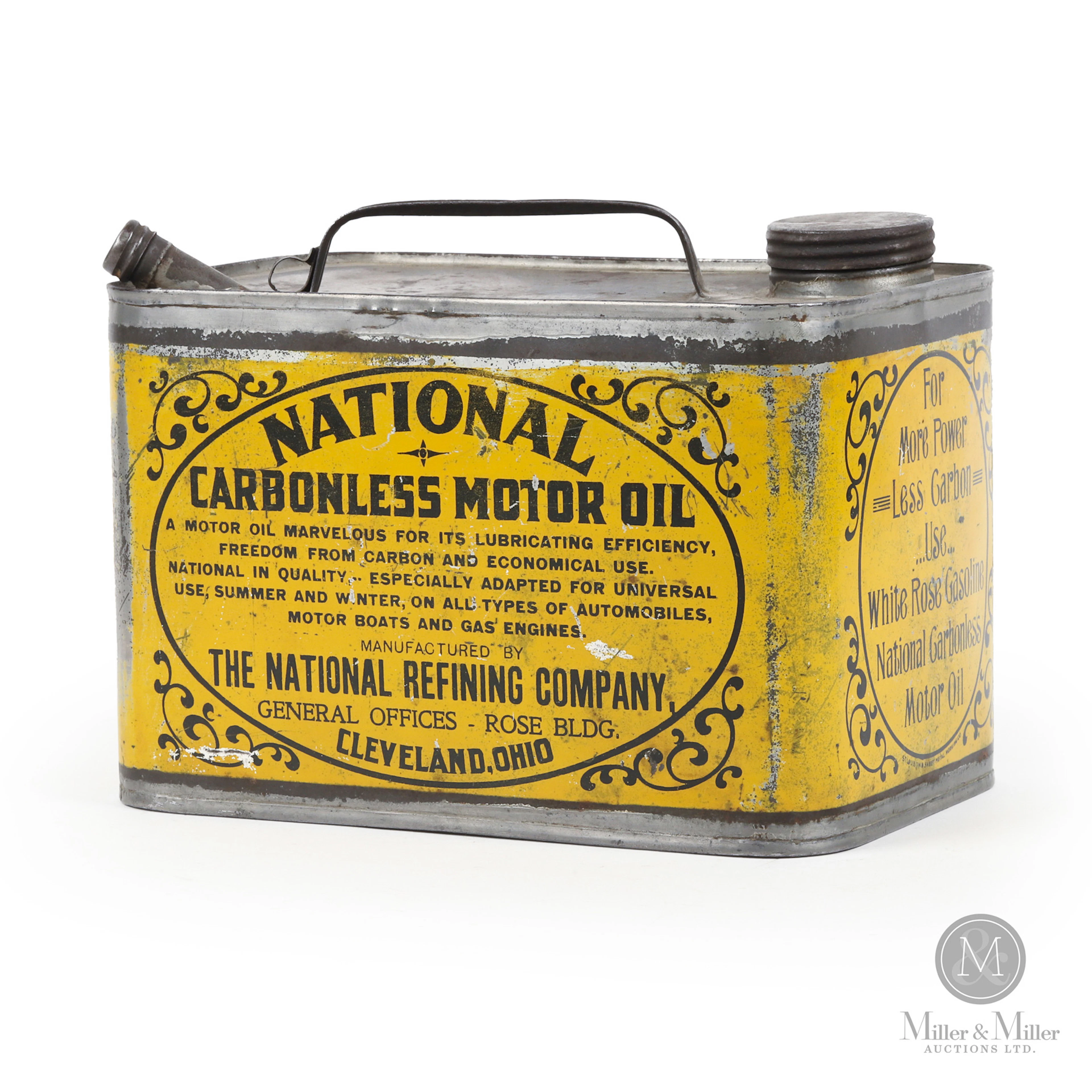 National Carbonless Motor Oil U.S. Gallon Tin
