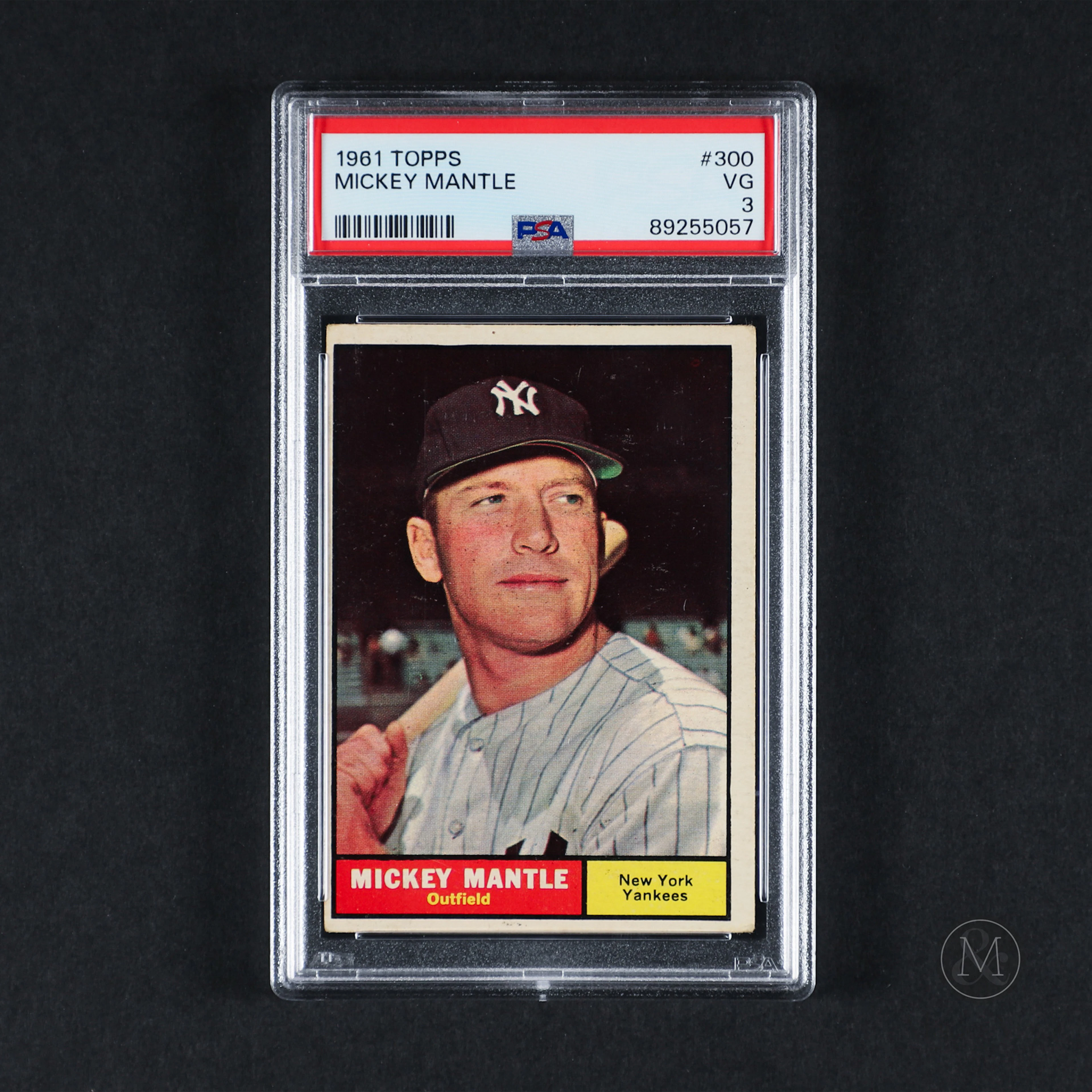 1961 Topps #300 Mickey Mantle (PSA 3 VG)