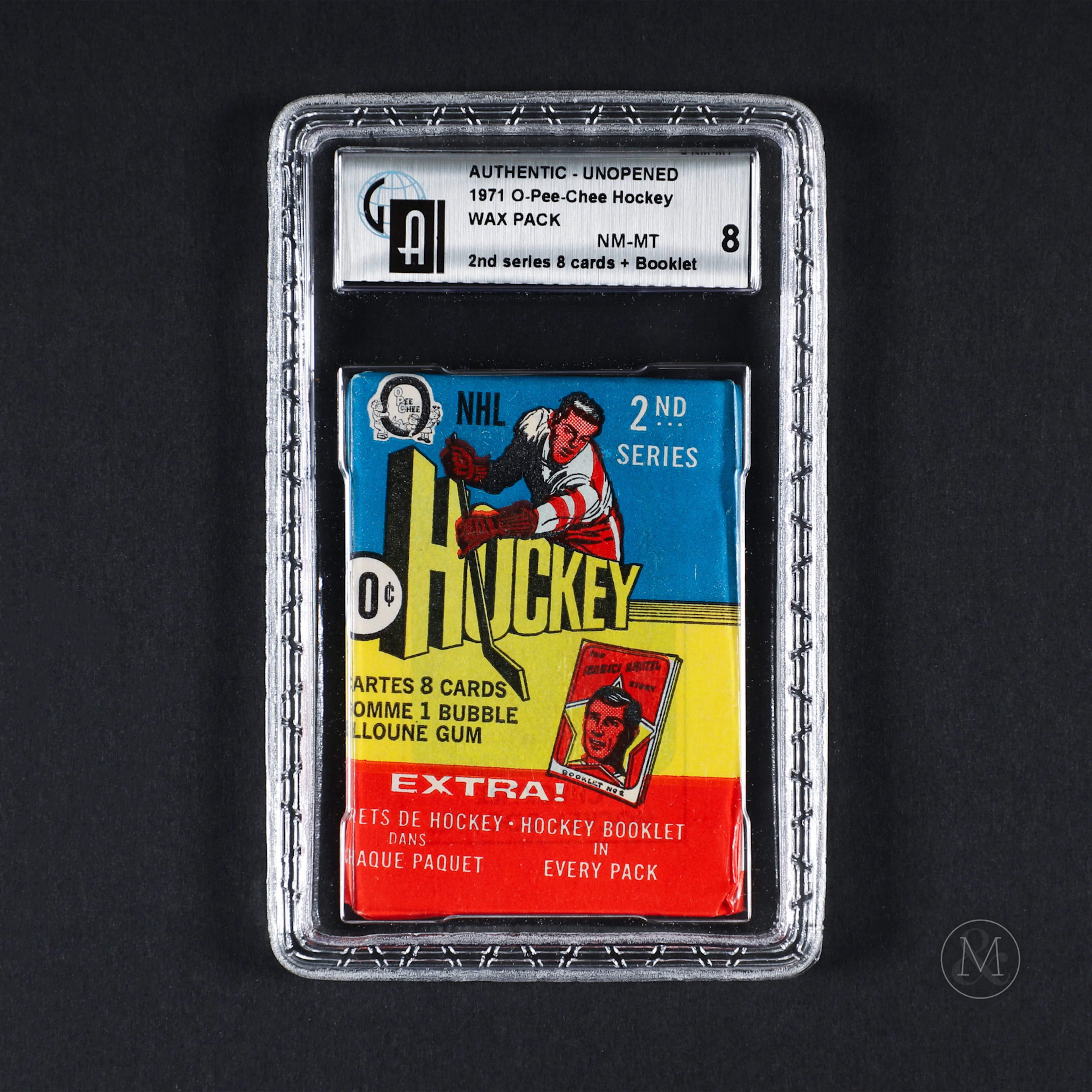 1971-2 O-Pee-Chee Series 2 Hockey Wax Pack (GAI 8 NM-MT)