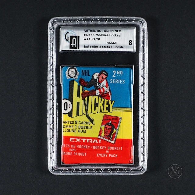 1971-2 O-Pee-Chee Series 2 Hockey Wax Pack (GAI 8 NM-MT)