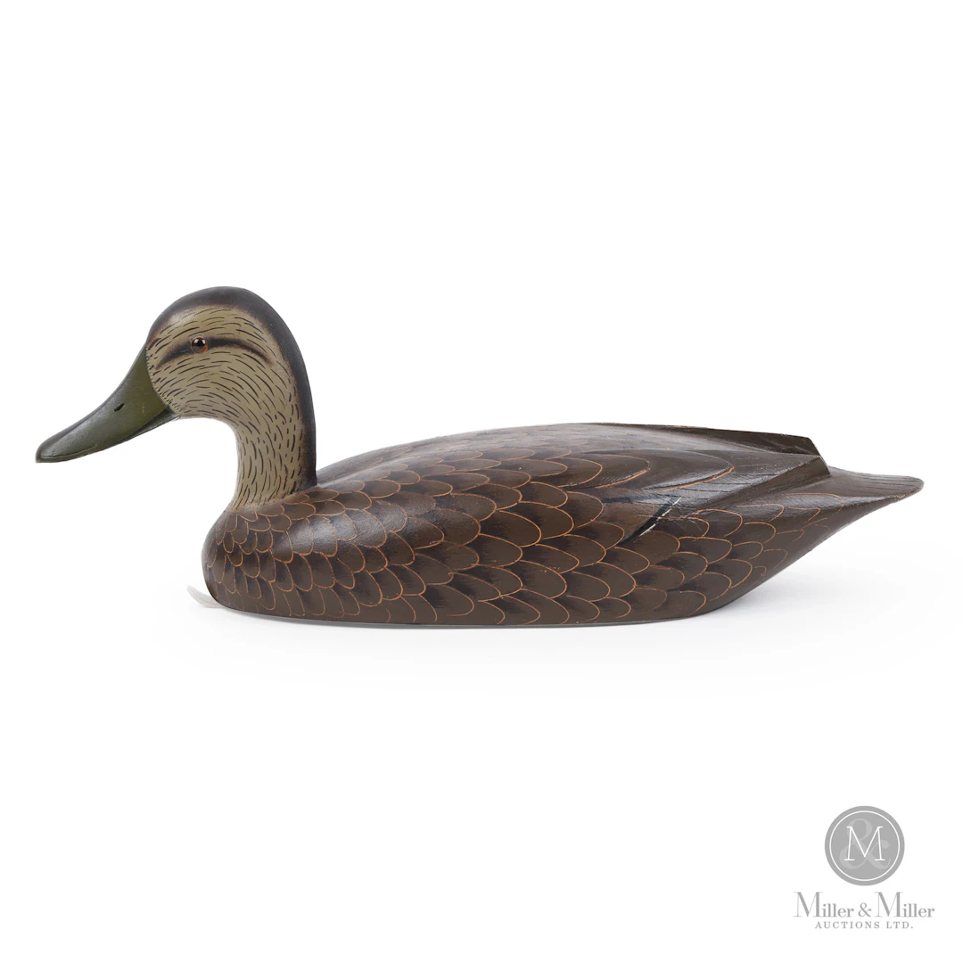 D. W. "Davey" Nichol Black Duck Decoy