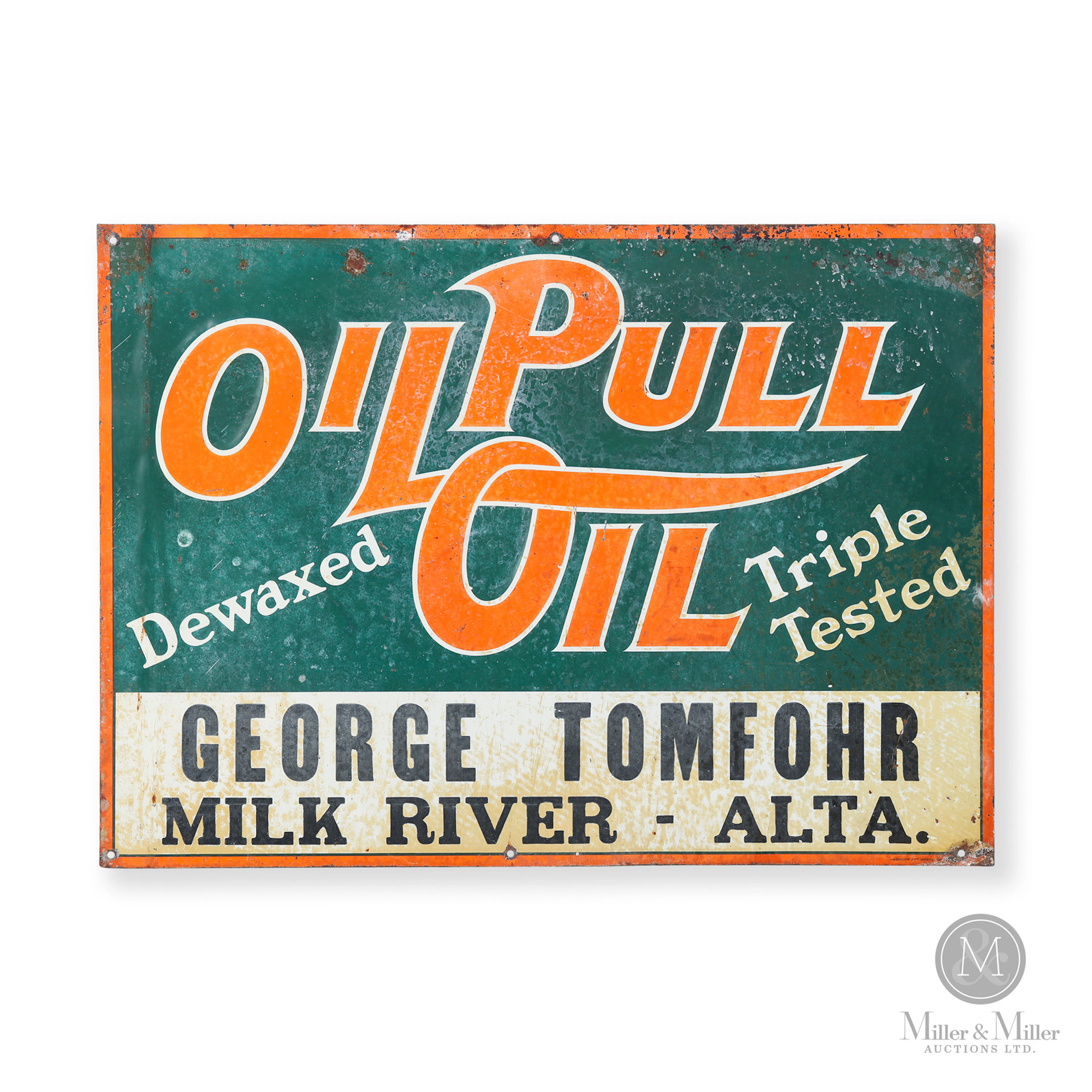 OilPull Motor Oil Sign