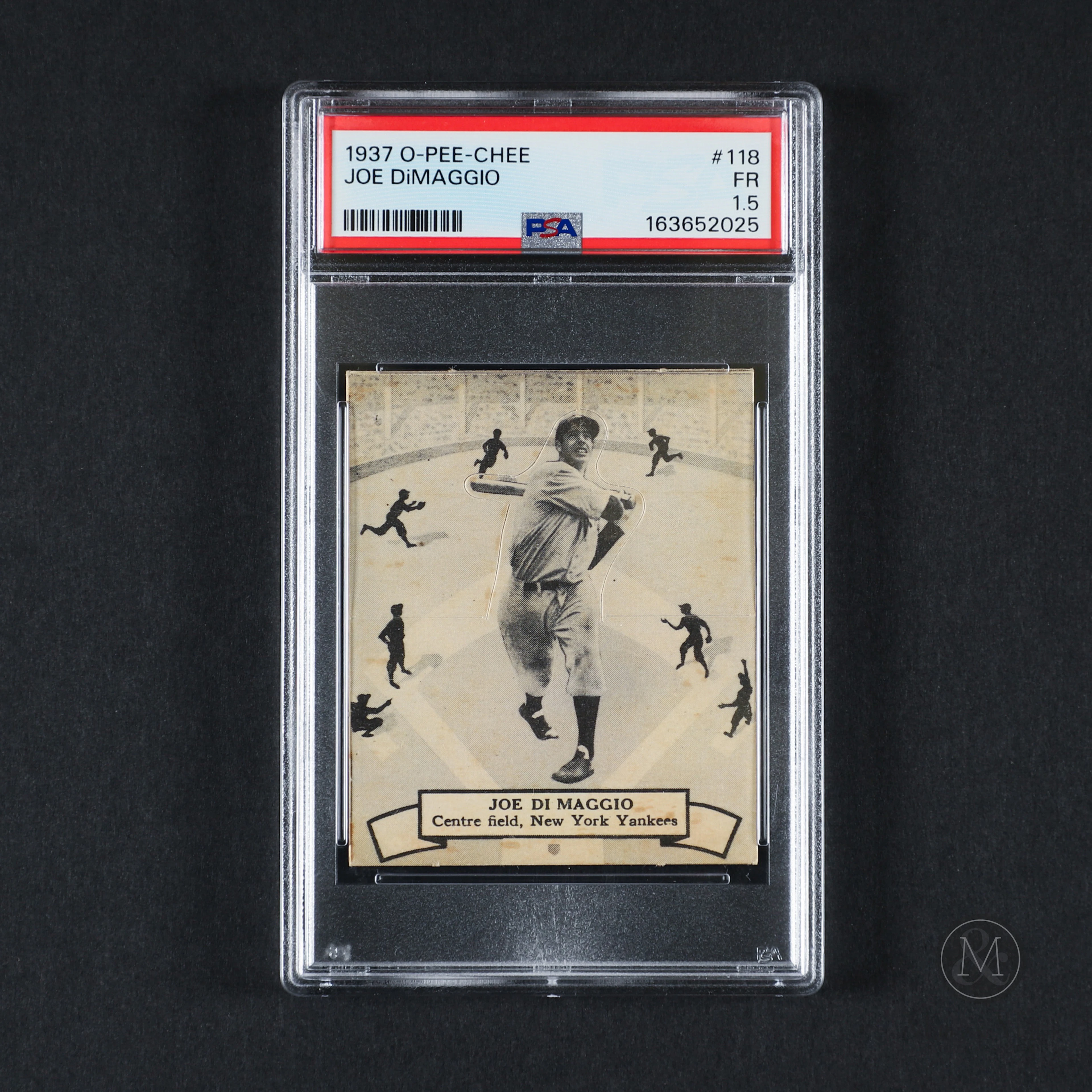*PREVIEW LOT* 1937 O-Pee-Chee #118 Joe Dimaggio (PSA 1.5 FR)
