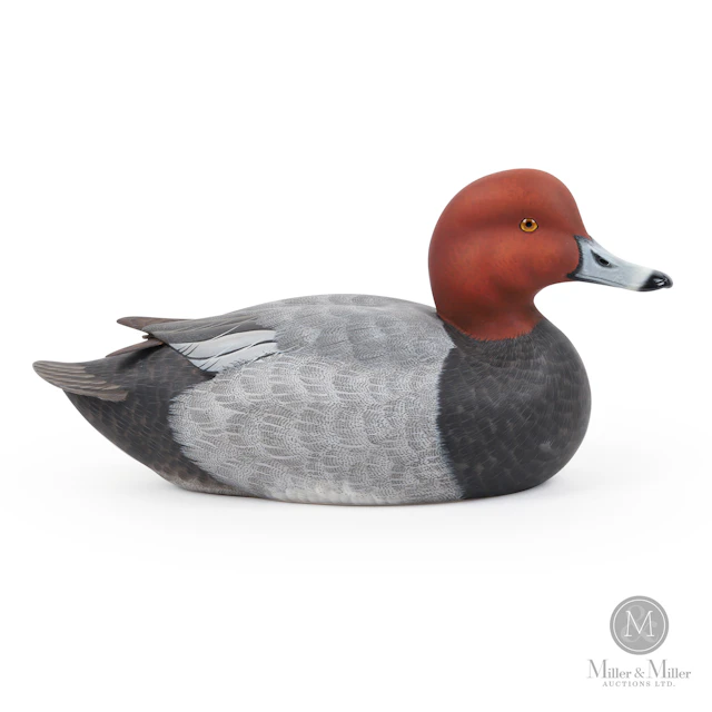 Jack Cox Red Head Drake Decoy