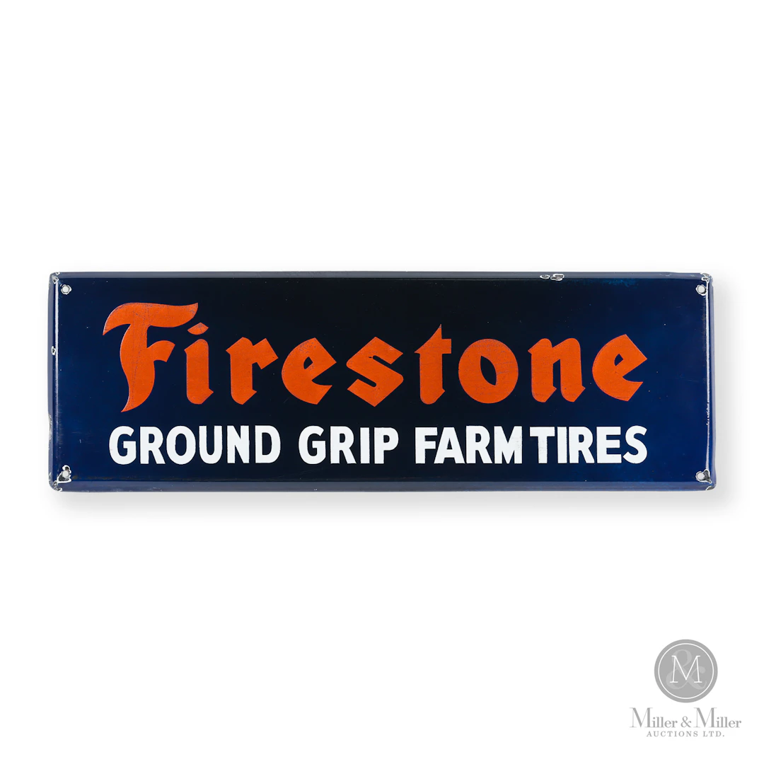 Firestone Ground Grip Farm Tires Sign